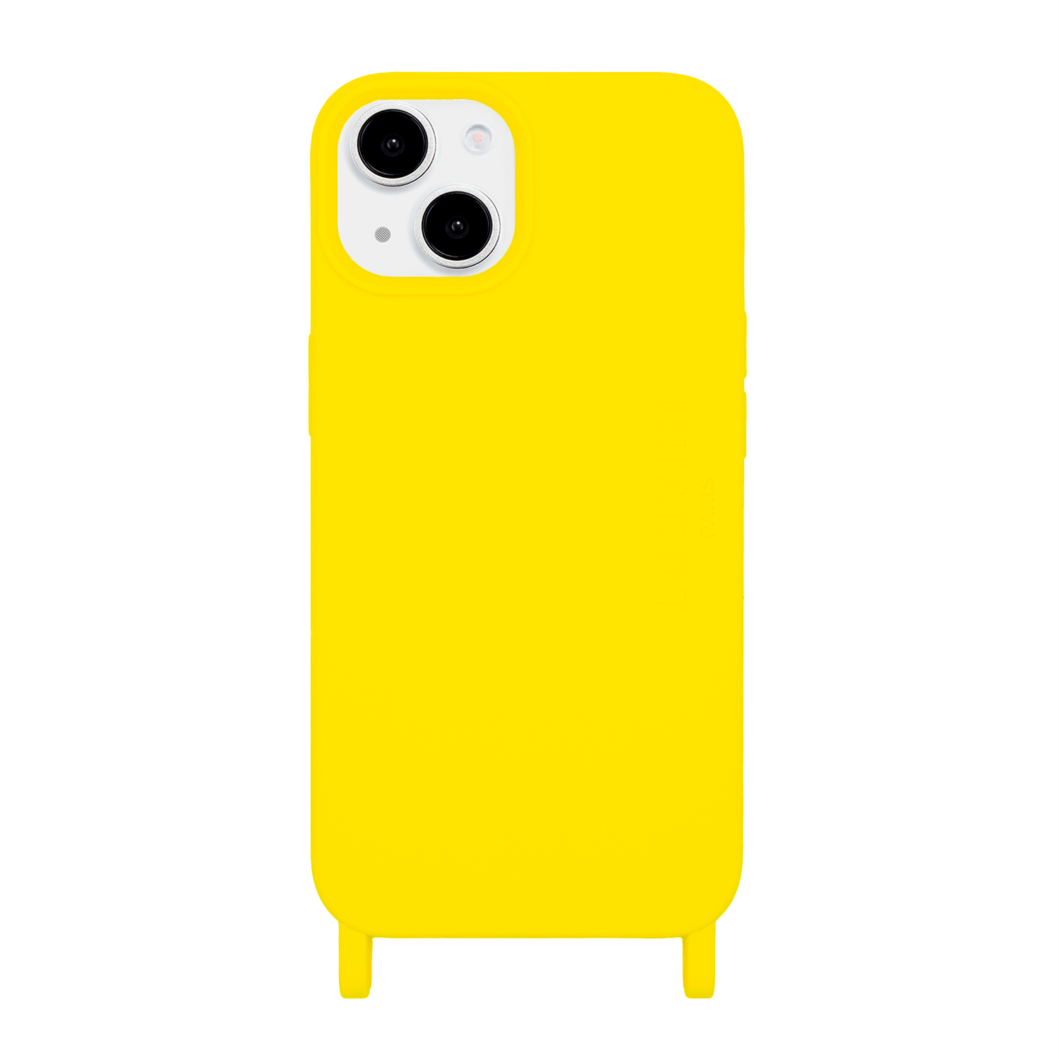 Coque iPhone avec anneaux MILO - Jaune