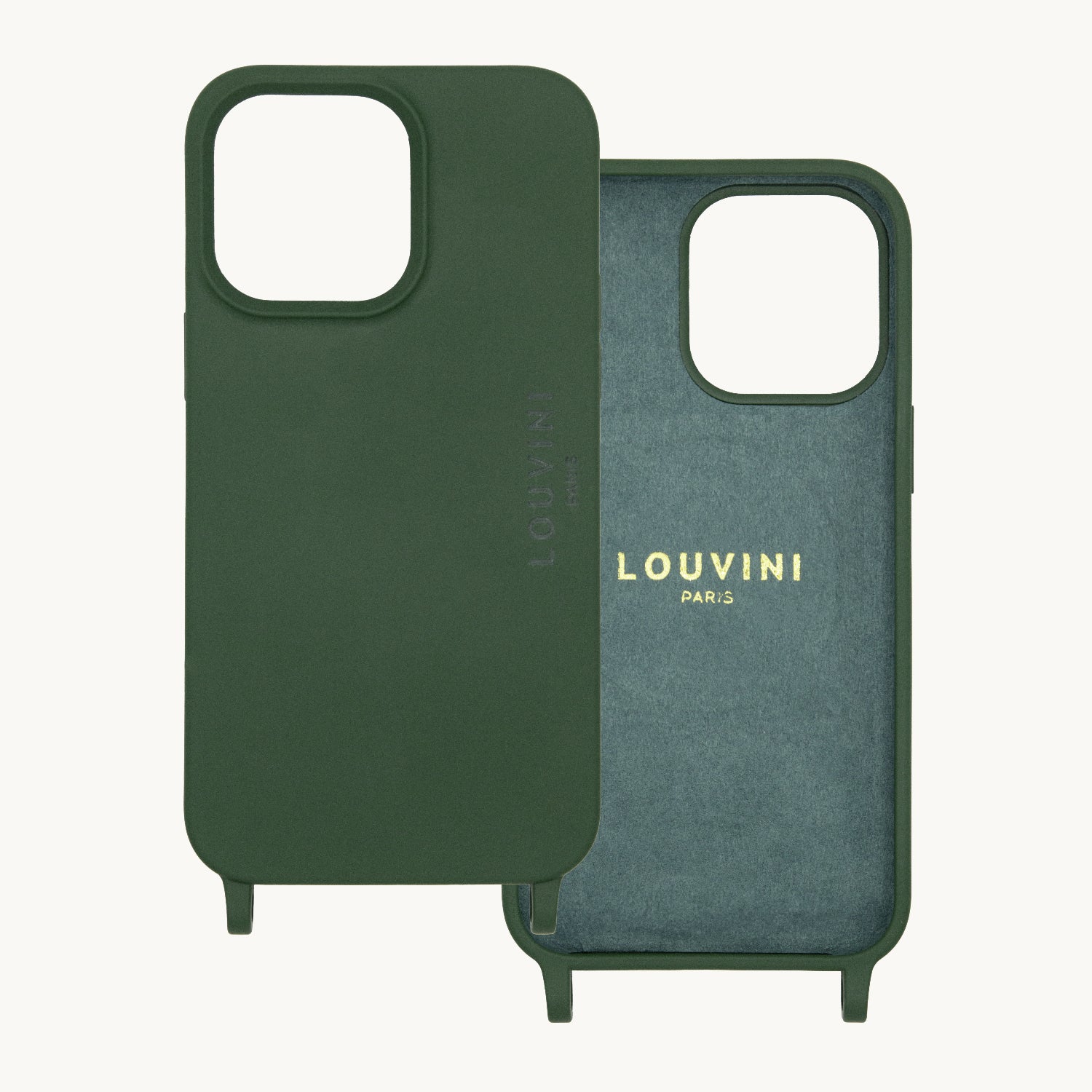 coque pour iPhone avec MagSafe olive