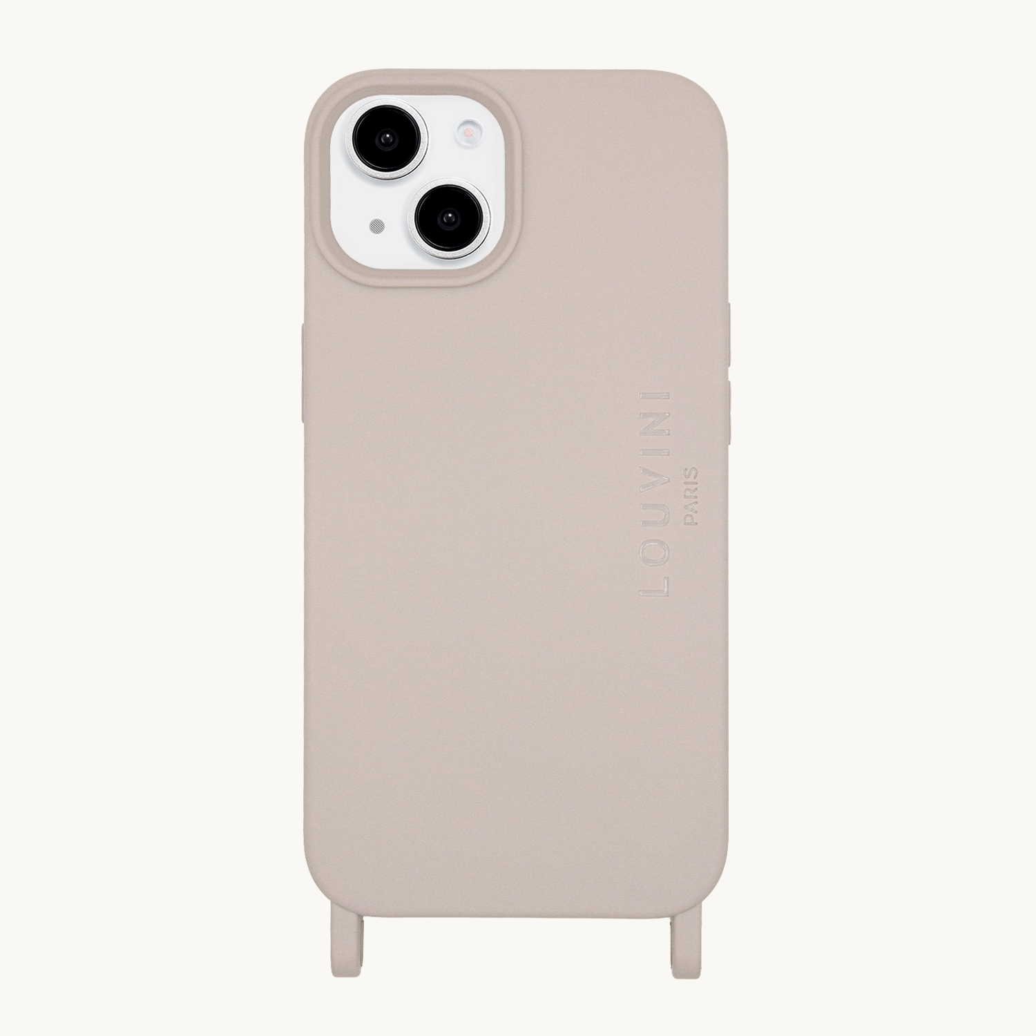 Coque iPhone MagSafe avec anneaux MILO - Taupe