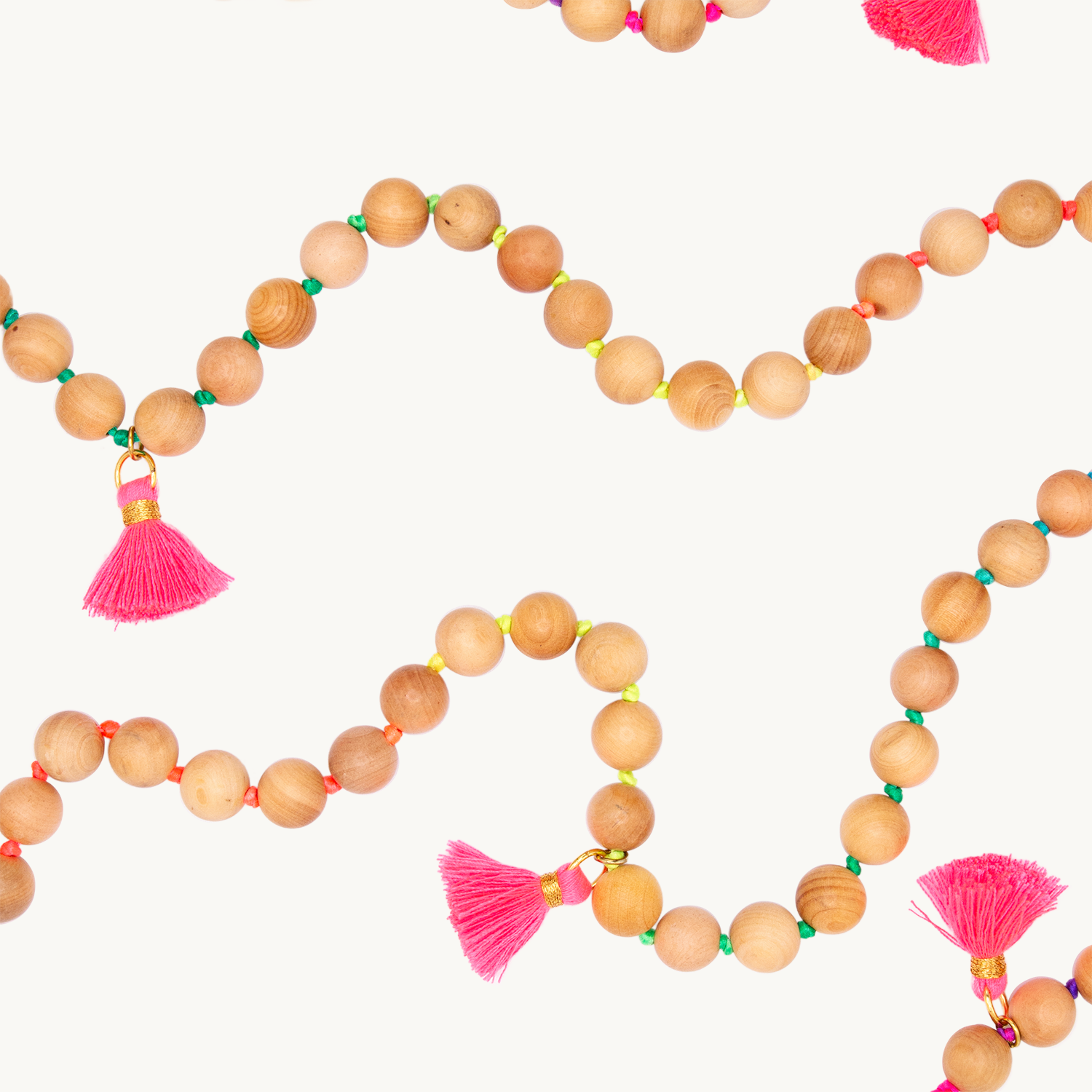 Chaîne de telephone perle fluo