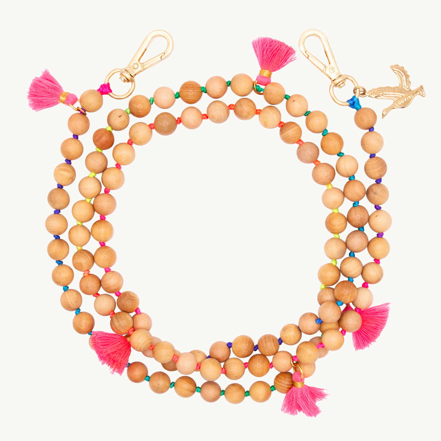 Chaîne de telephone perle fluo