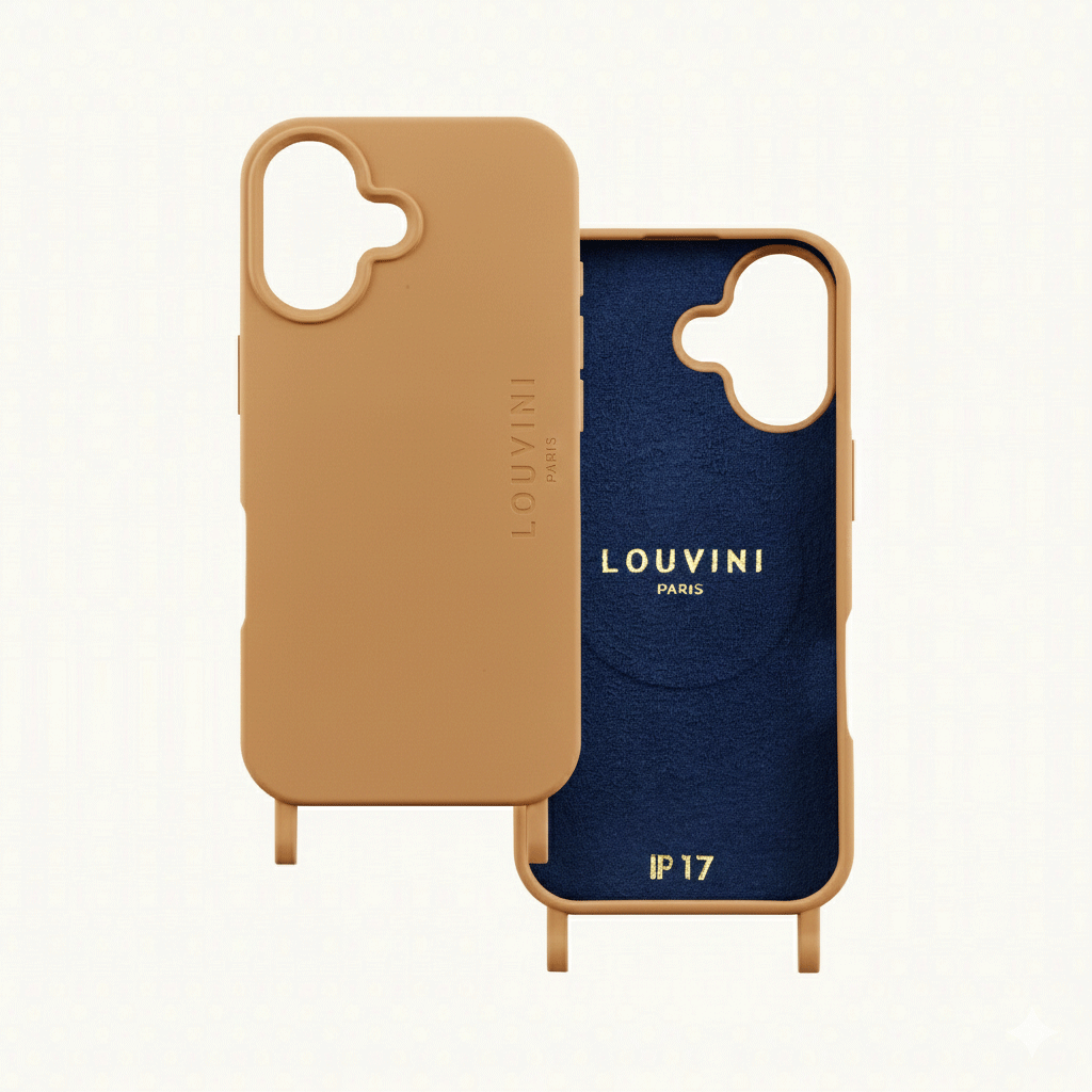 Coque iPhone MagSafe avec anneaux MILO - Cannelle