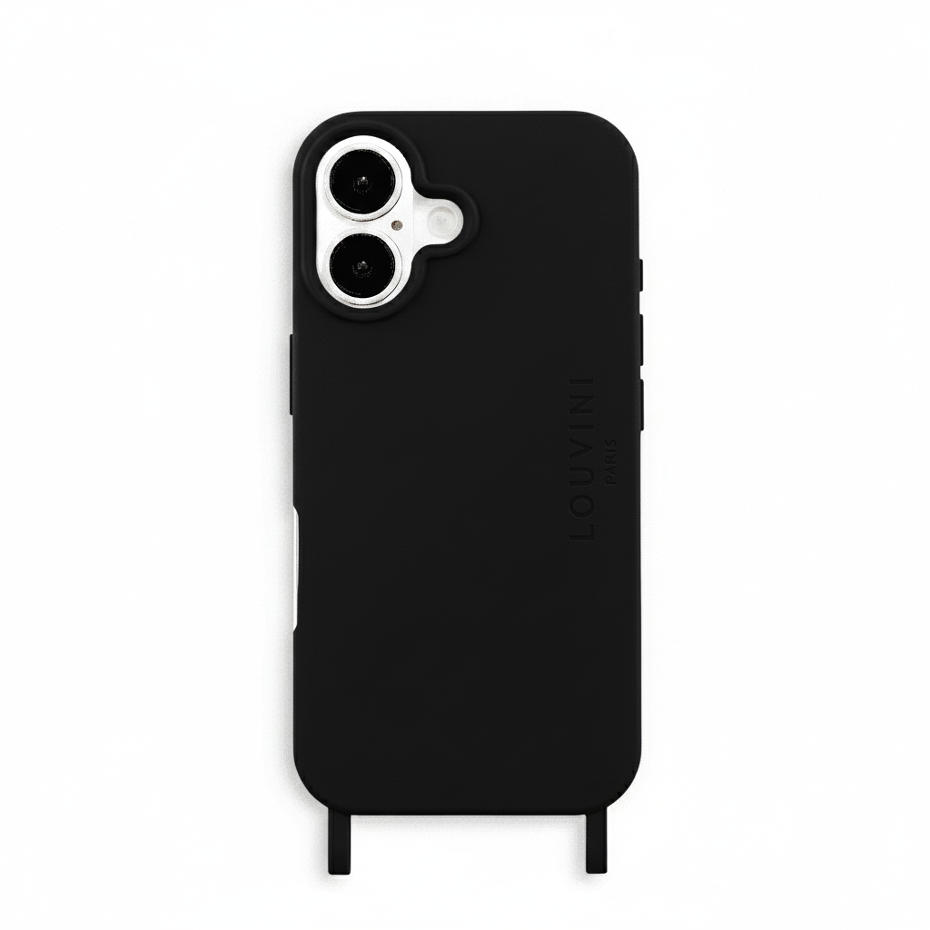 Coque iPhone MagSafe avec anneaux MILO - Noir
