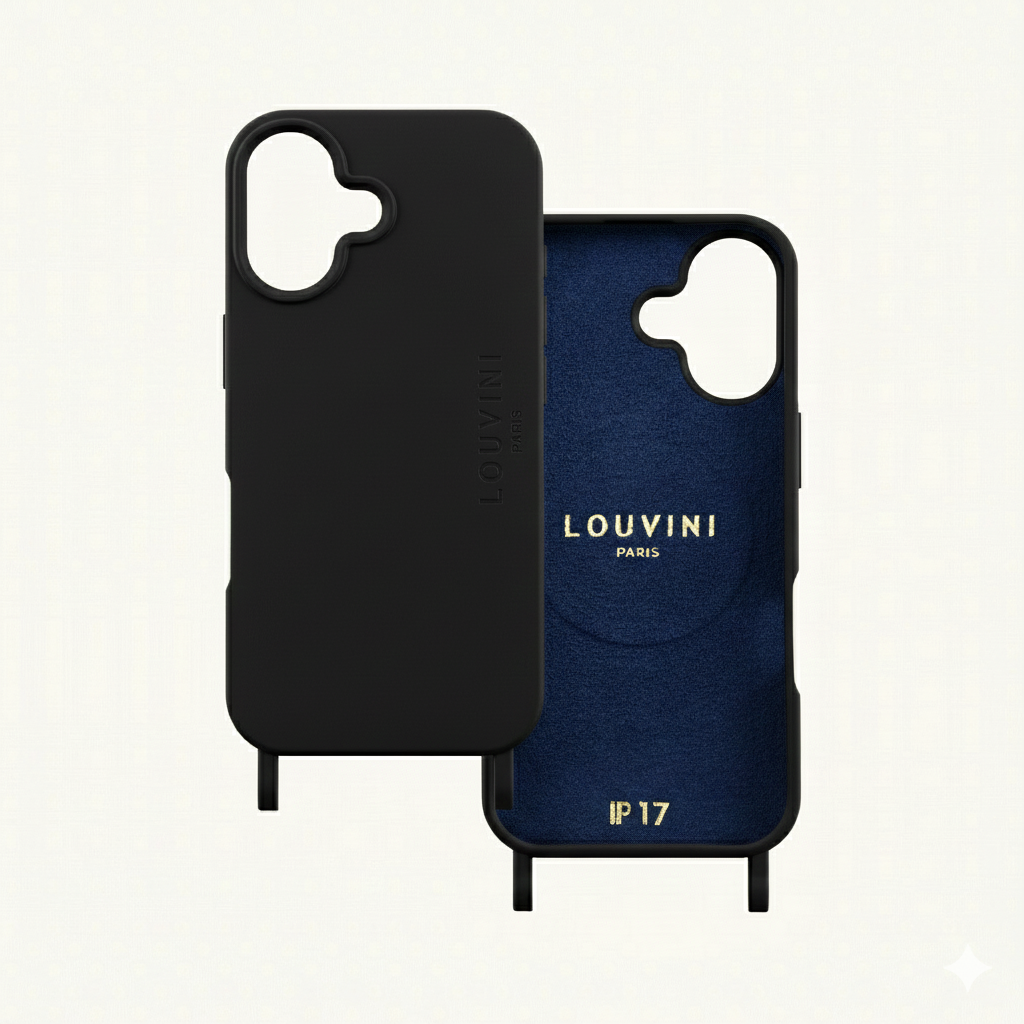 Coque iPhone MagSafe avec anneaux MILO - Noir