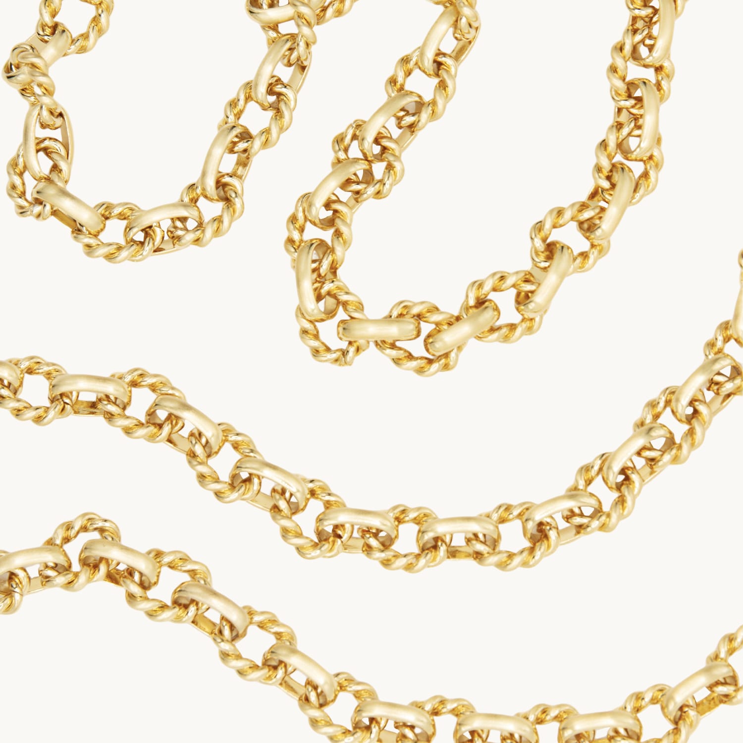 Chaîne dorée avec 2 mousquetons dorés