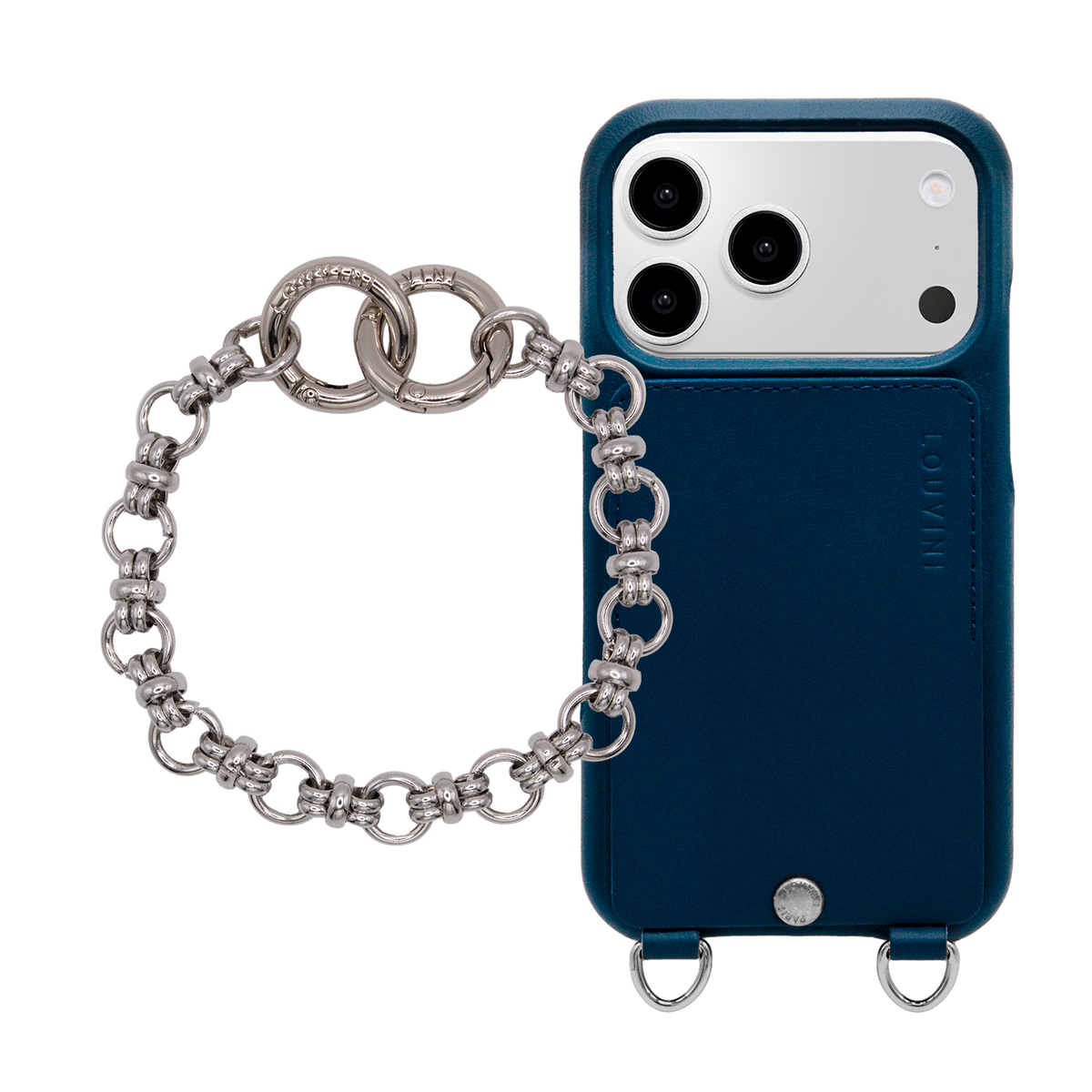 Coque iPhone OSCAR Argenté Marine & Bracelet PETIT BECKY Argenté