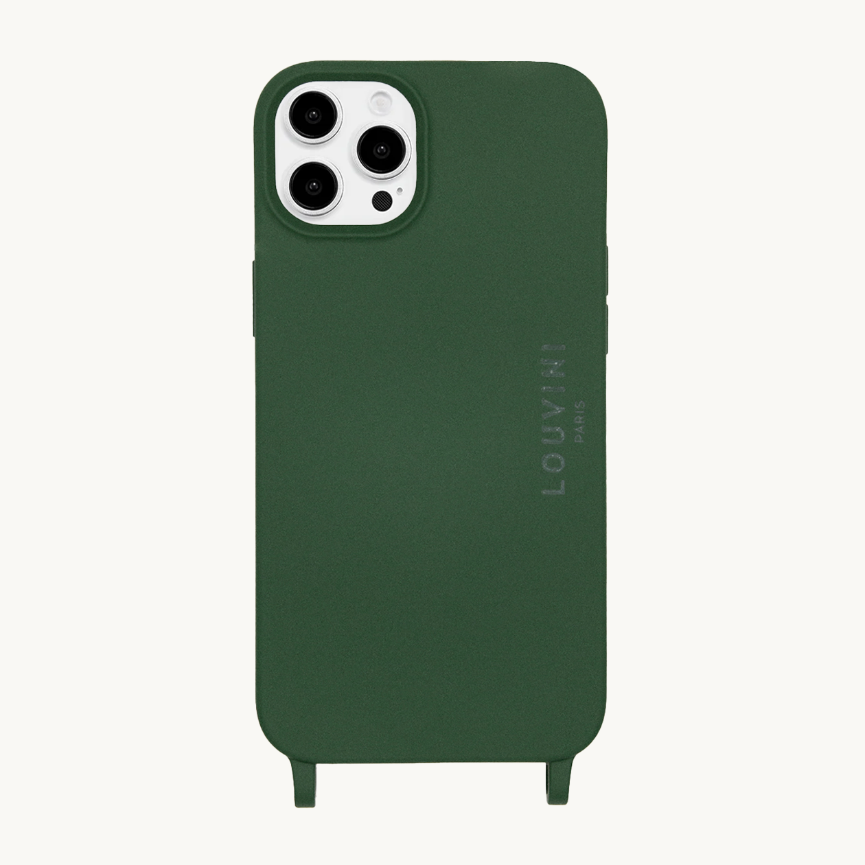 Coque iPhone MagSafe avec anneaux MILO - Olive