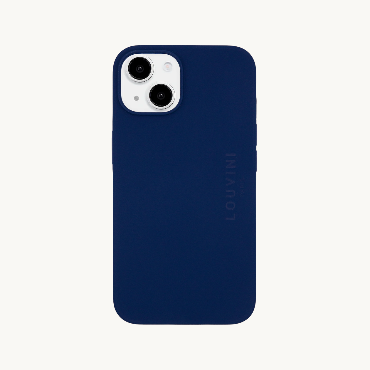 Coque iPhone MagSafe silicone LEO - Marine