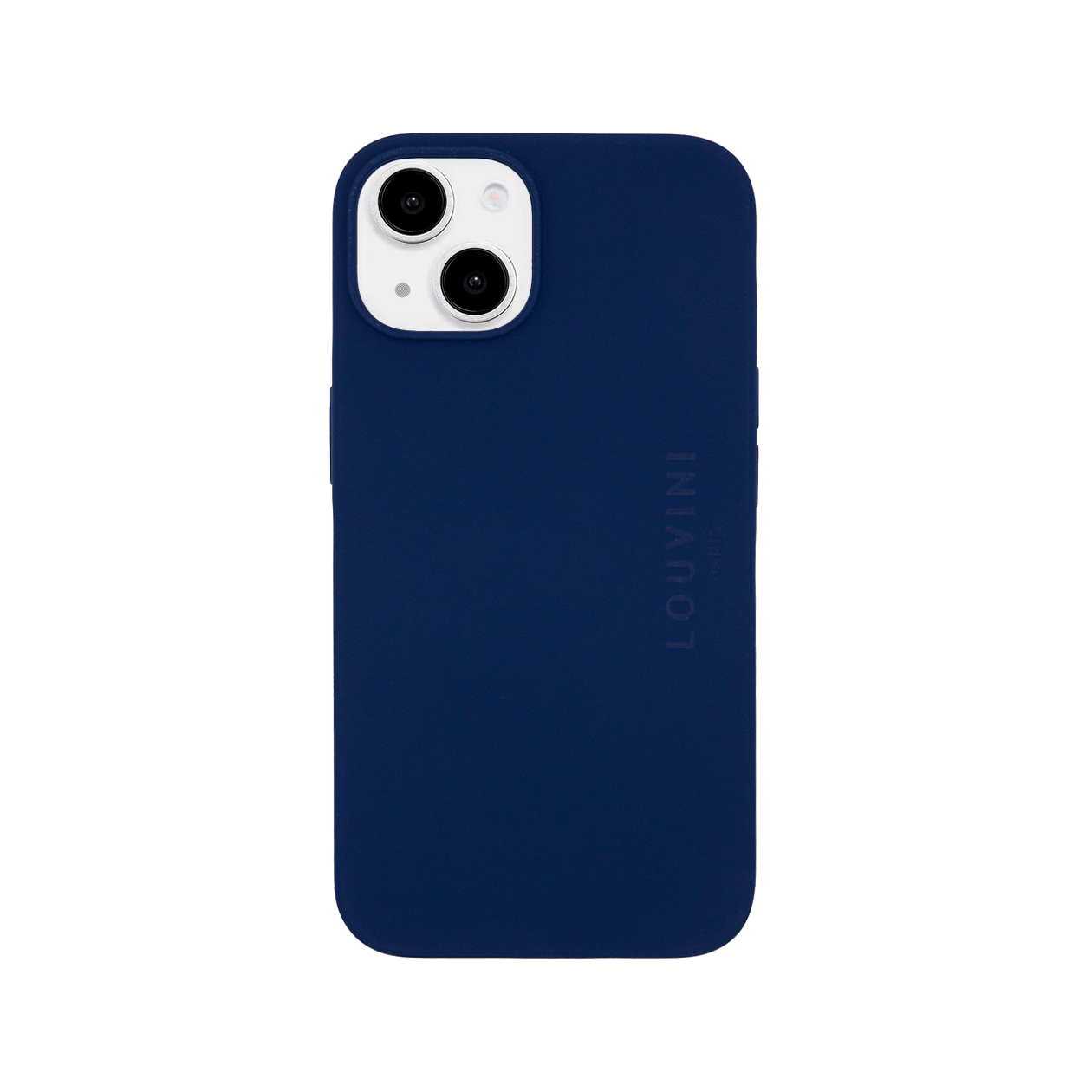 Coque iPhone MagSafe silicone LEO - Marine