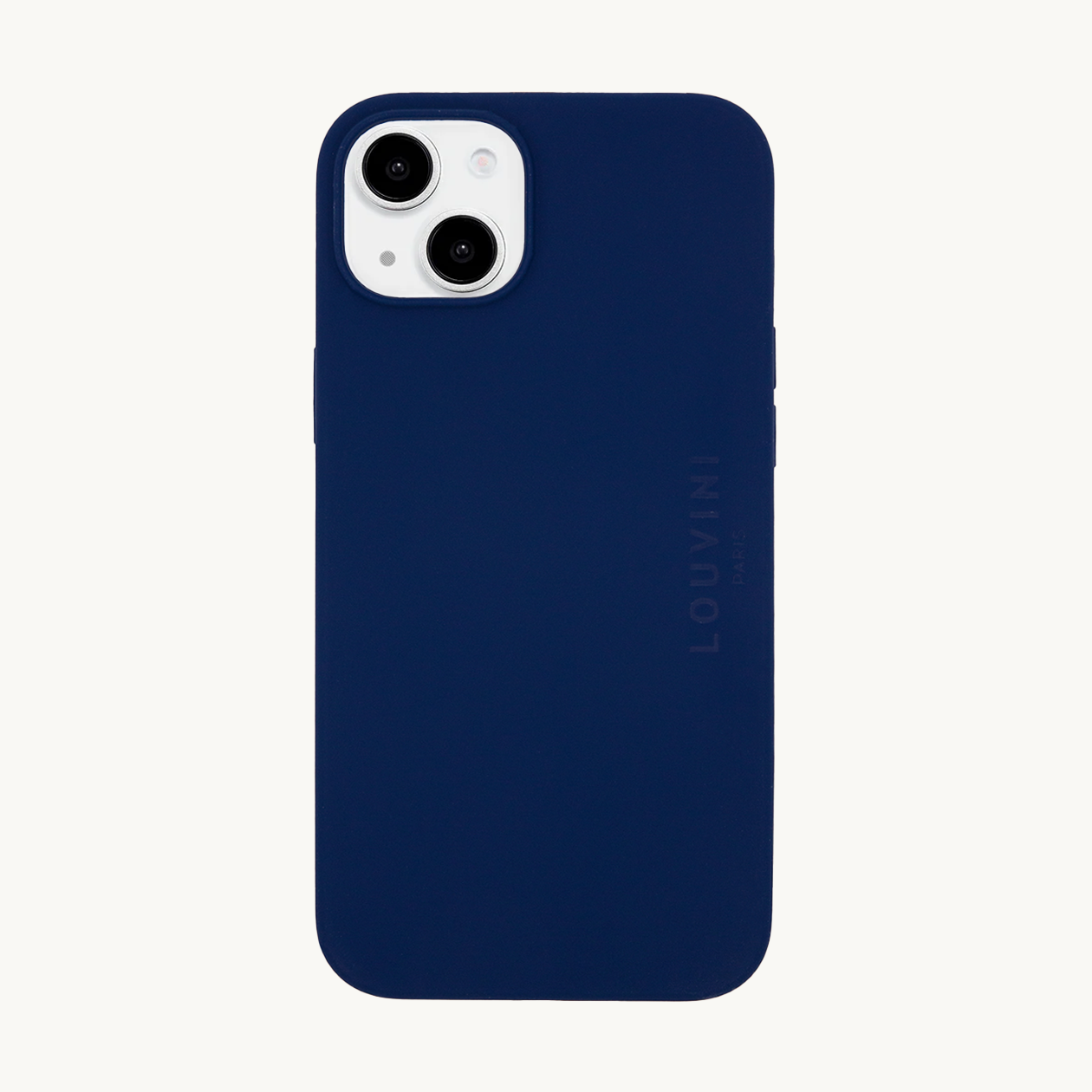 Coque iPhone MagSafe silicone LEO - Marine