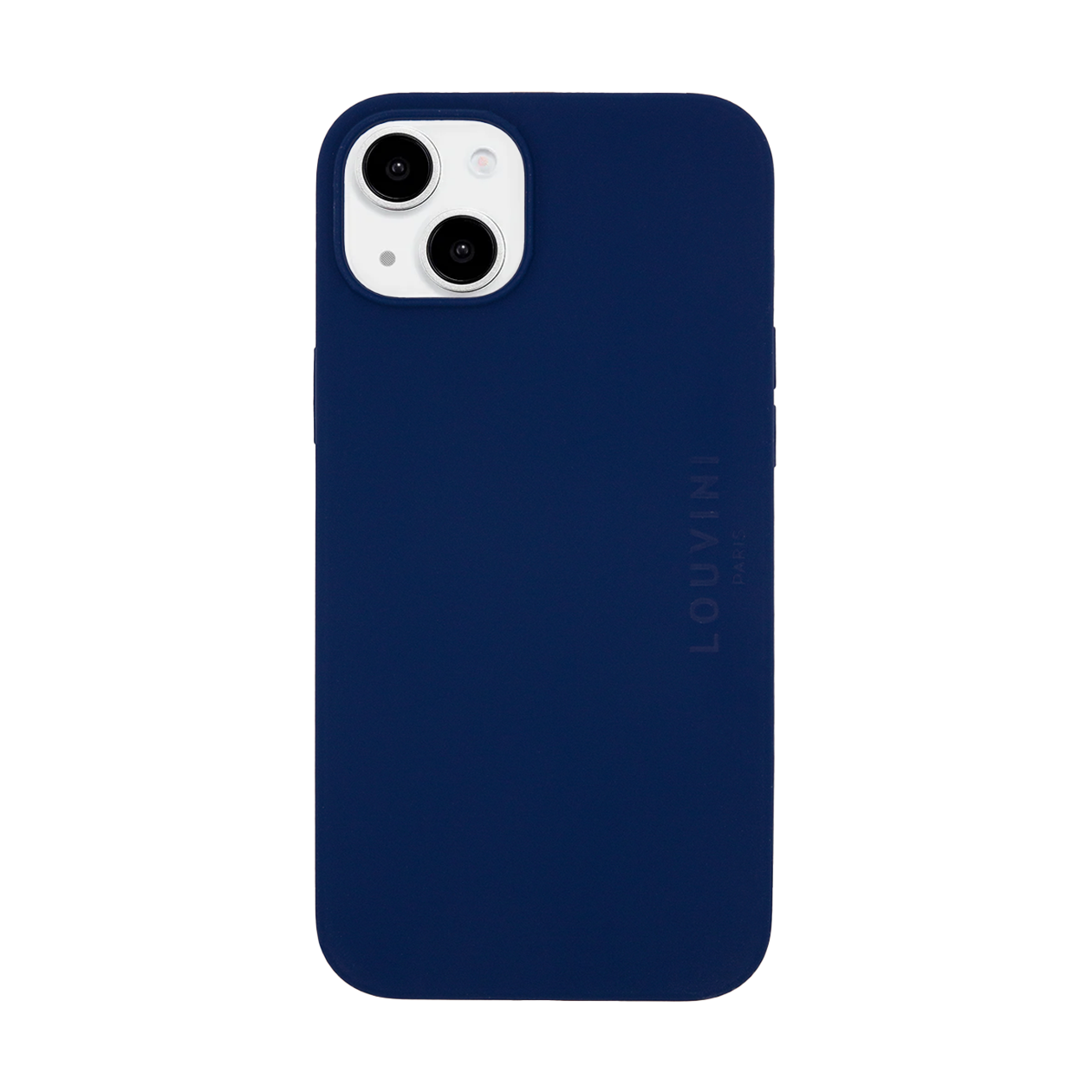 Coque iPhone MagSafe silicone LEO - Marine