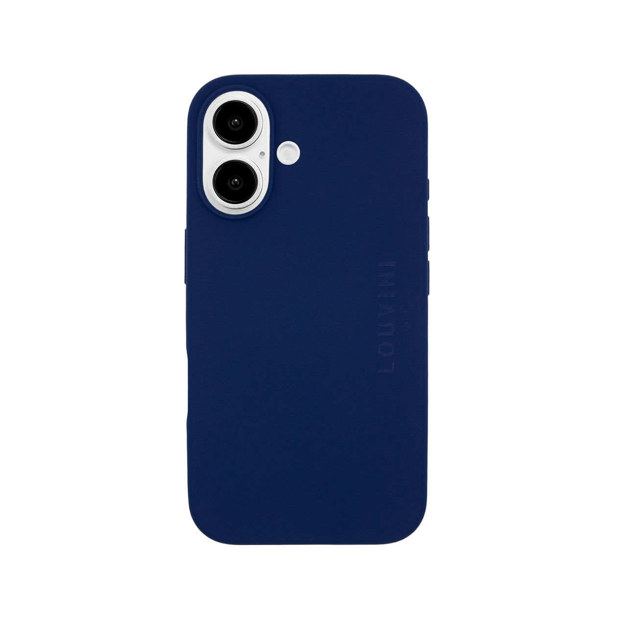 Coque iPhone MagSafe silicone LEO - Marine