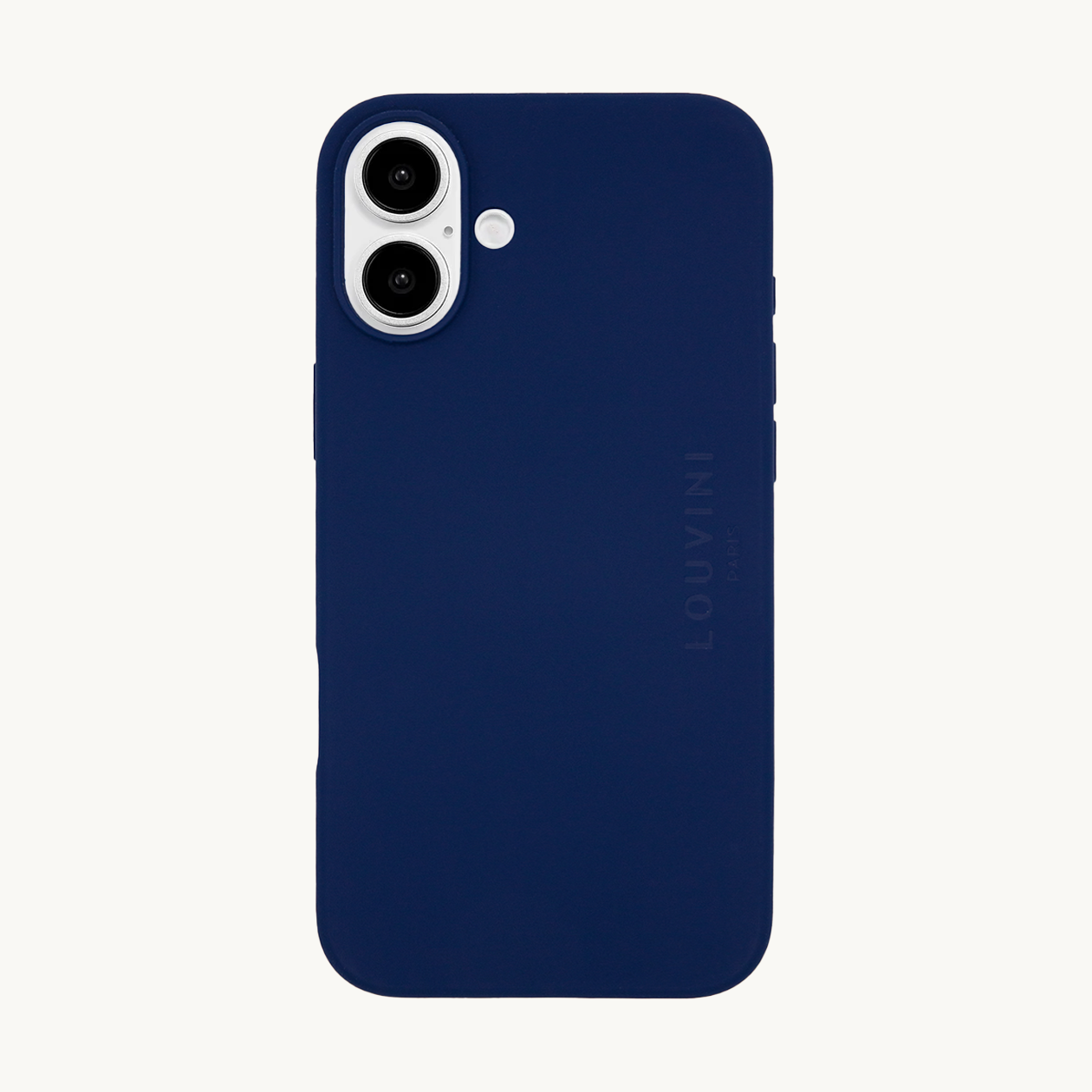 Coque iPhone MagSafe silicone LEO - Marine