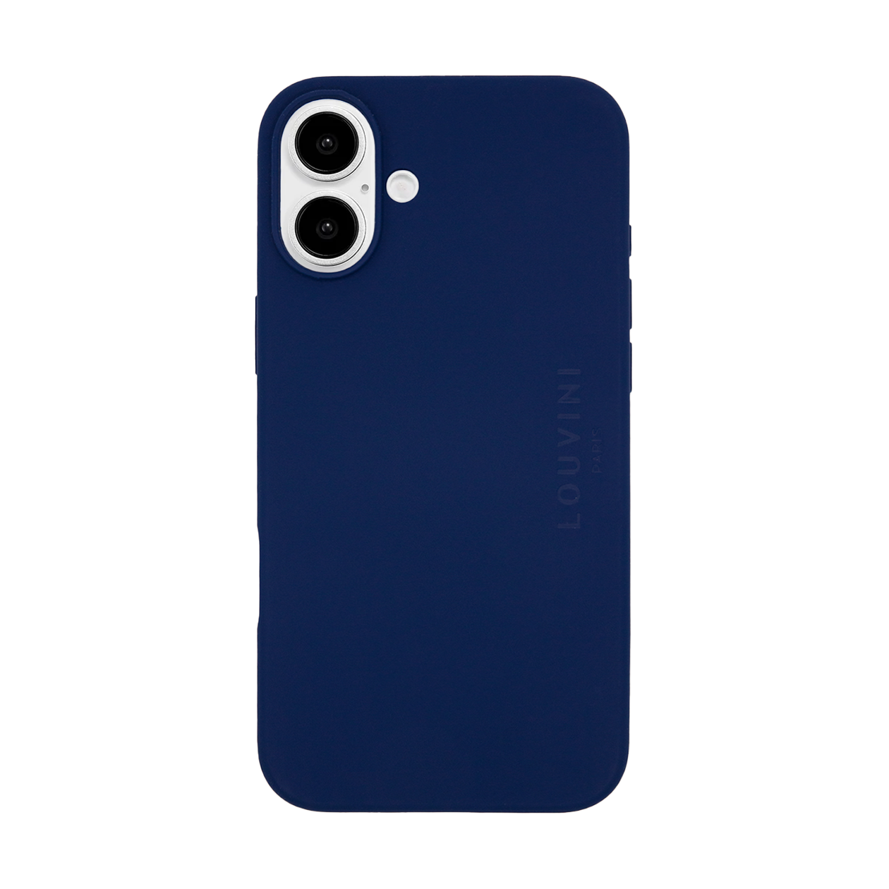 Coque iPhone MagSafe silicone LEO - Marine
