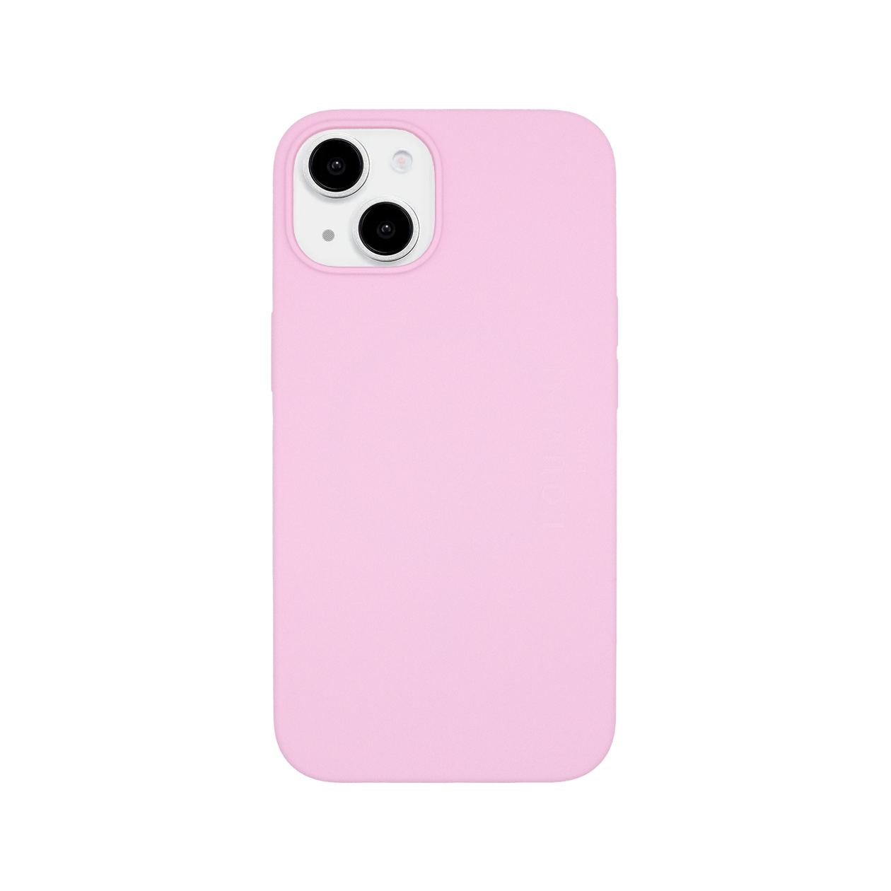 Coque iPhone MagSafe silicone LEO - Rosato