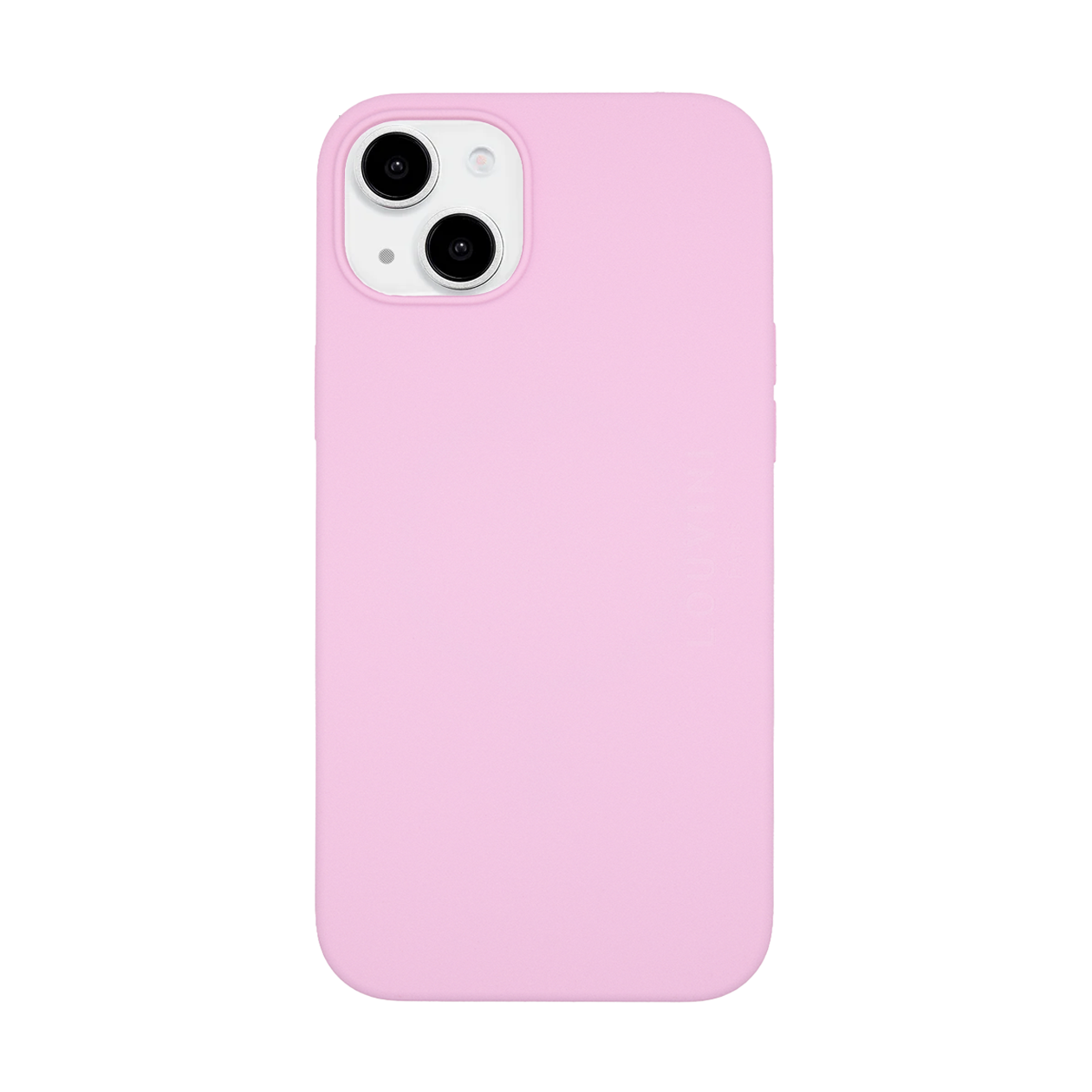 Coque iPhone MagSafe silicone LEO - Rosato