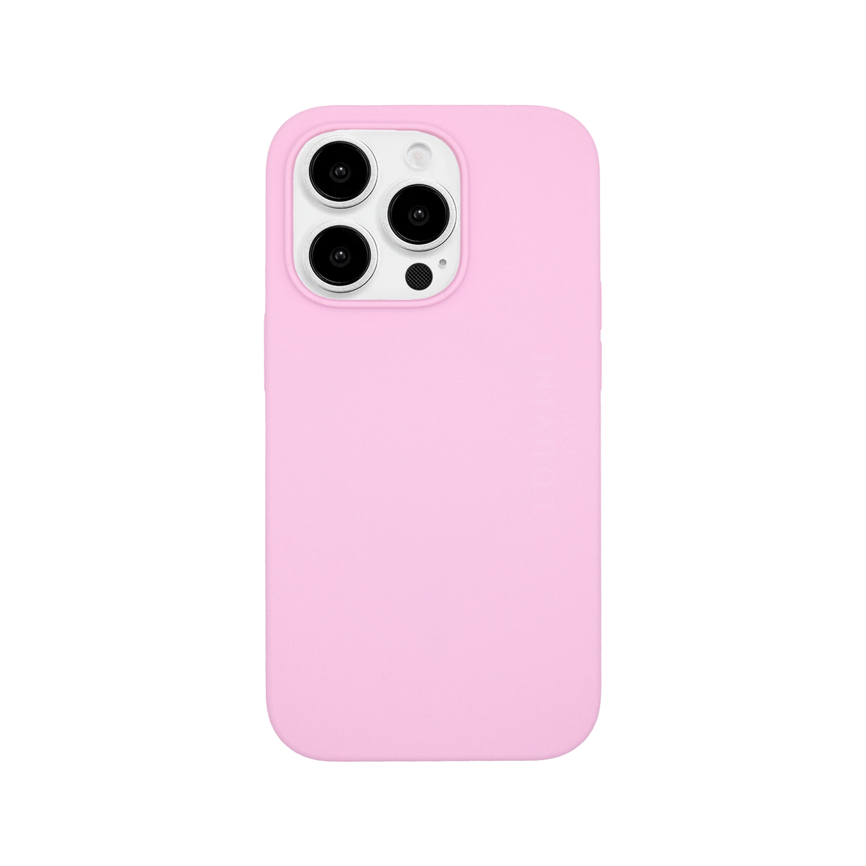 Coque iPhone MagSafe silicone LEO - Rosato