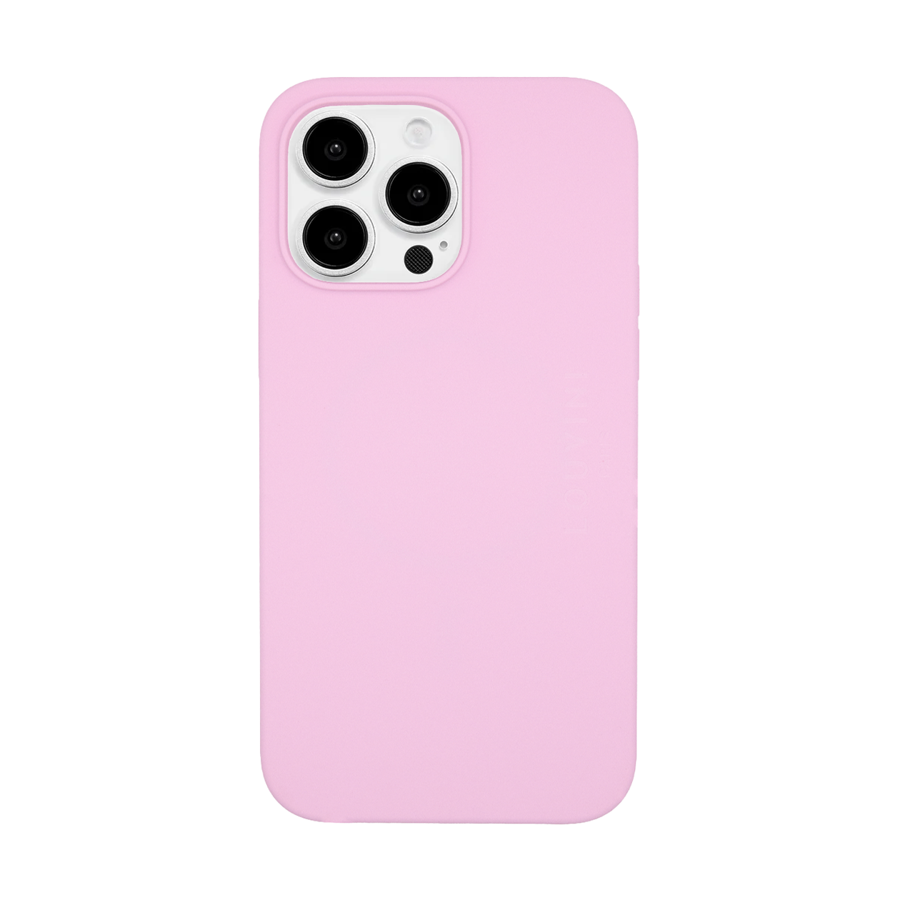 Coque iPhone MagSafe silicone LEO - Rosato