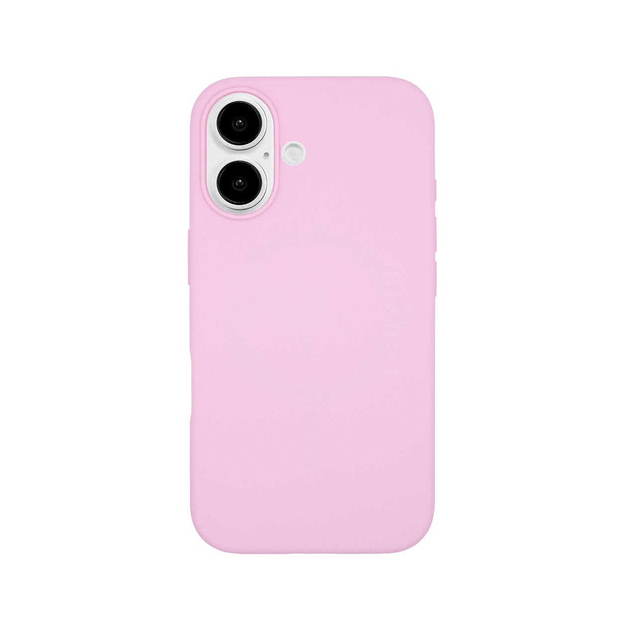 Coque iPhone MagSafe silicone LEO - Rosato