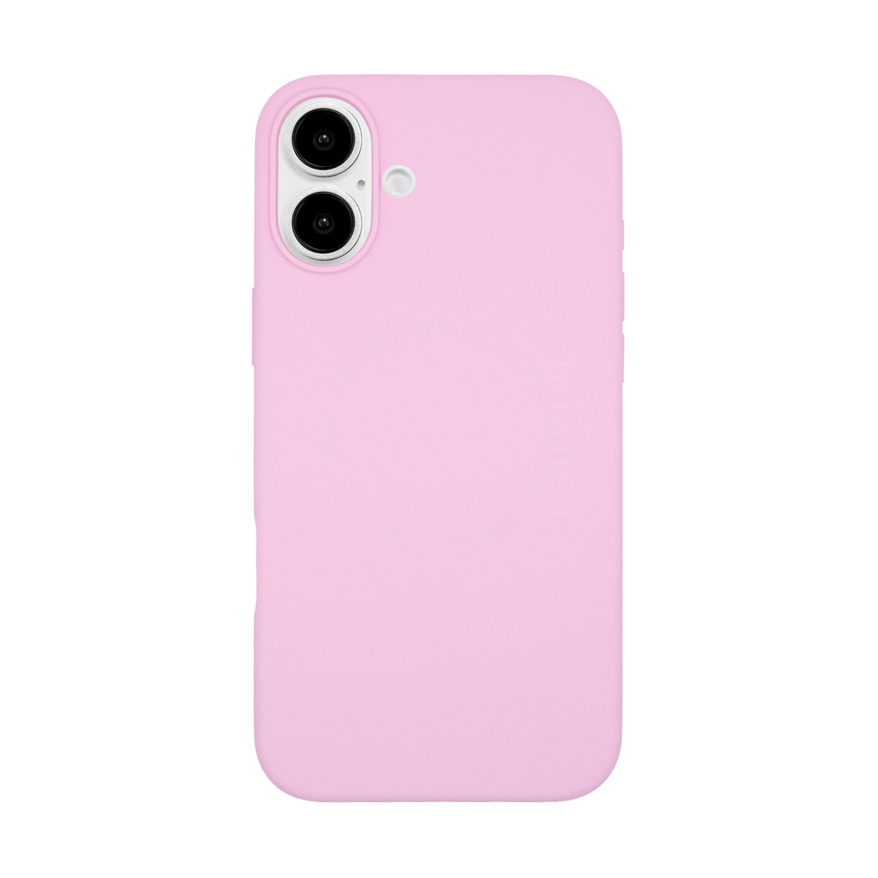 Coque iPhone MagSafe silicone LEO - Rosato