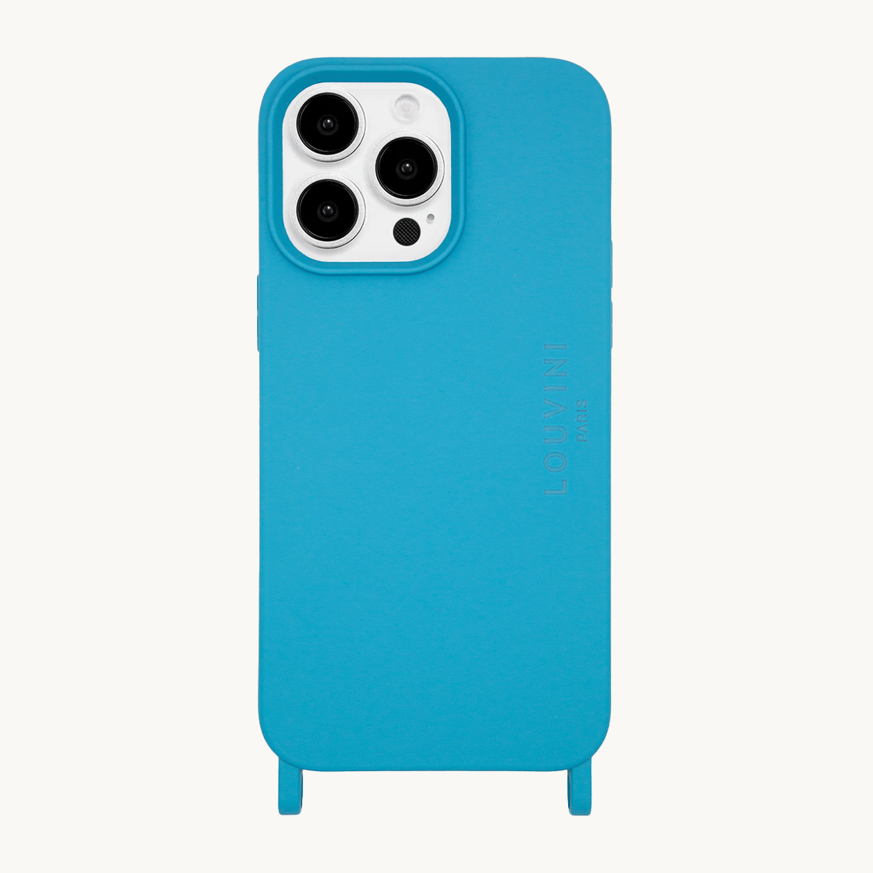 coque de téléphone en TPU bleu