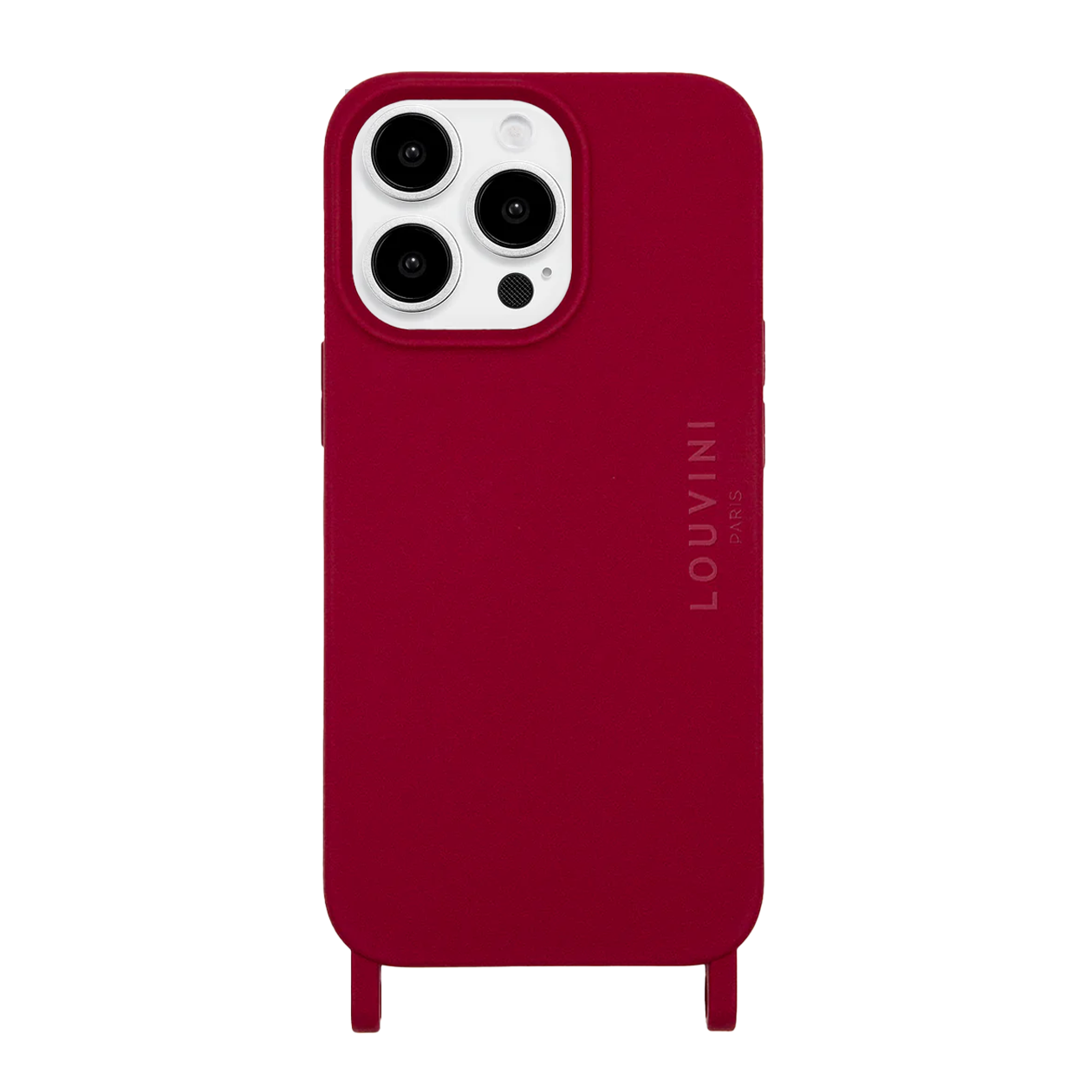 Coque iPhone MagSafe avec anneaux MILO - Bordeaux