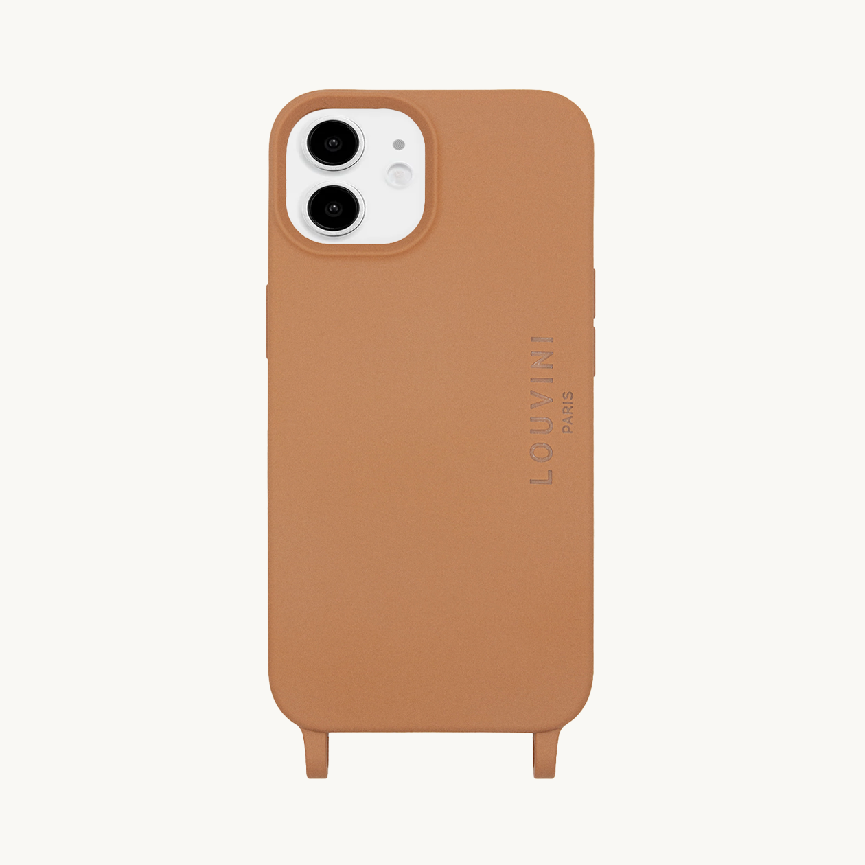 Coque iPhone MagSafe avec anneaux MILO - Cannelle