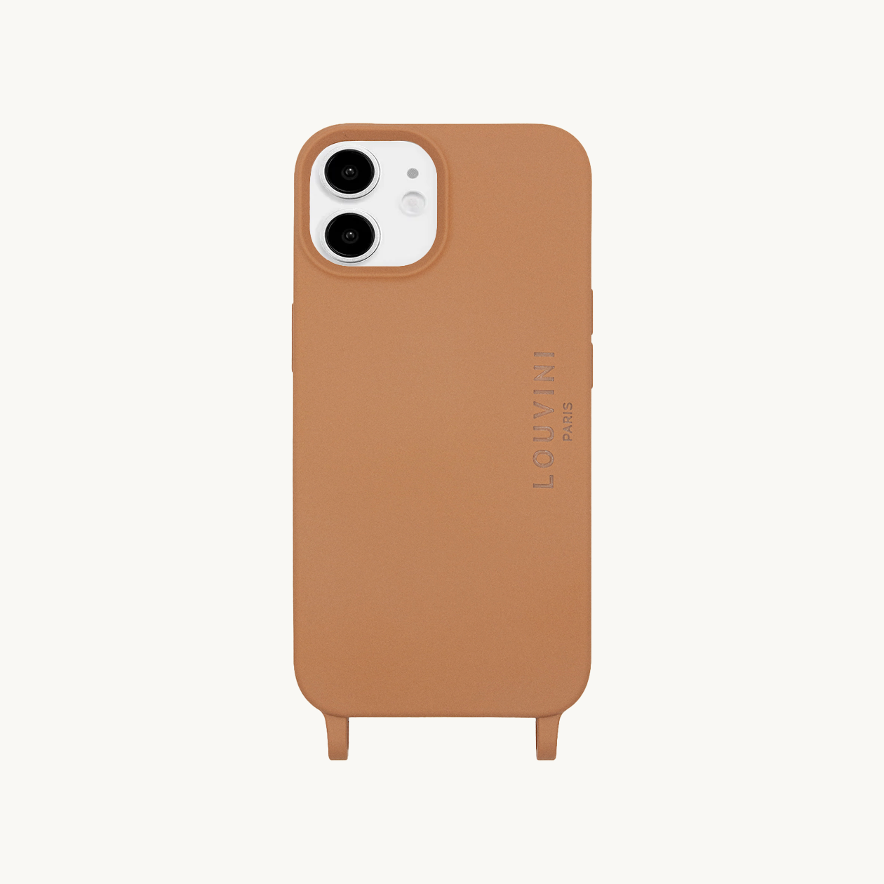 Coque iPhone MagSafe avec anneaux MILO - Cannelle