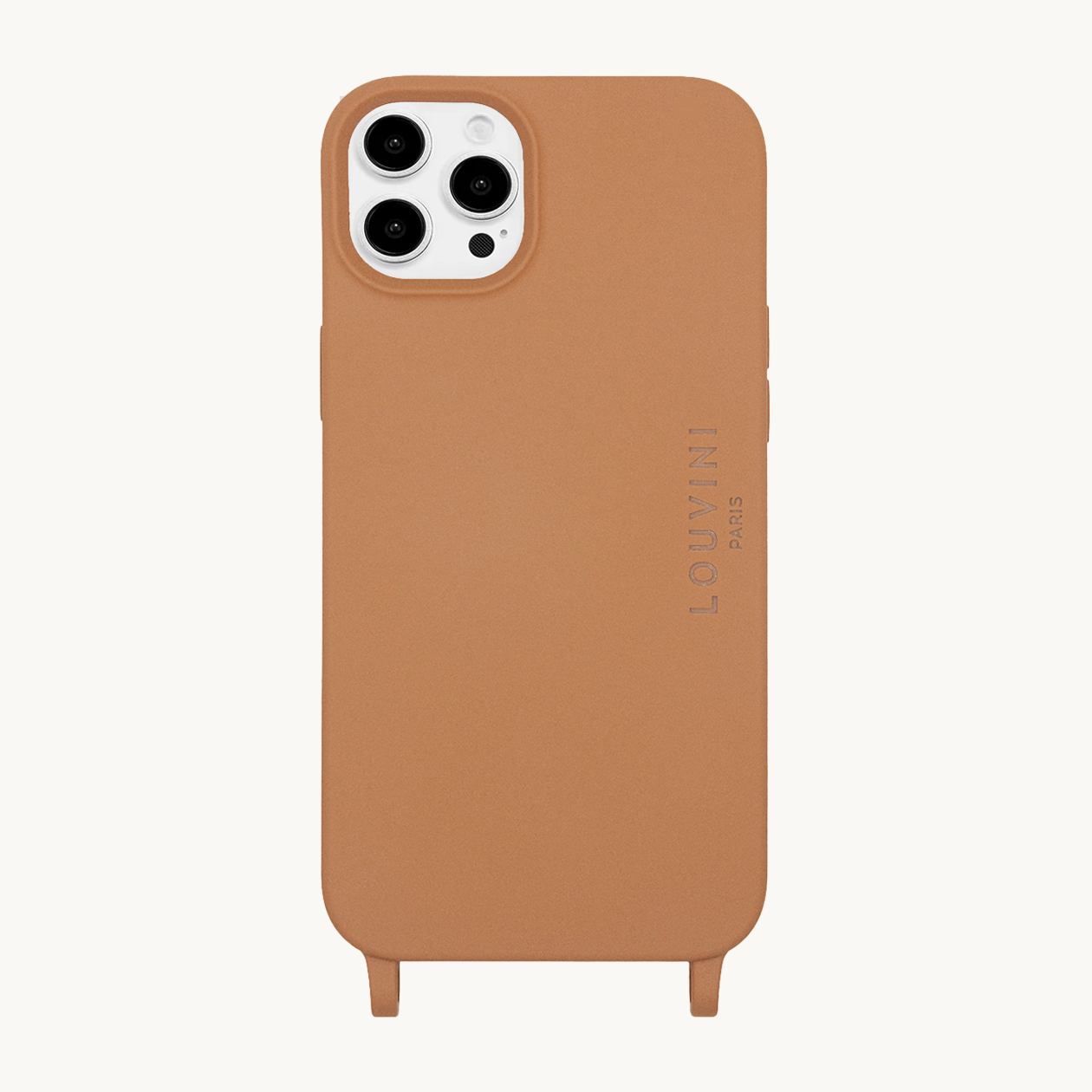 Coque iPhone MagSafe avec anneaux MILO - Cannelle