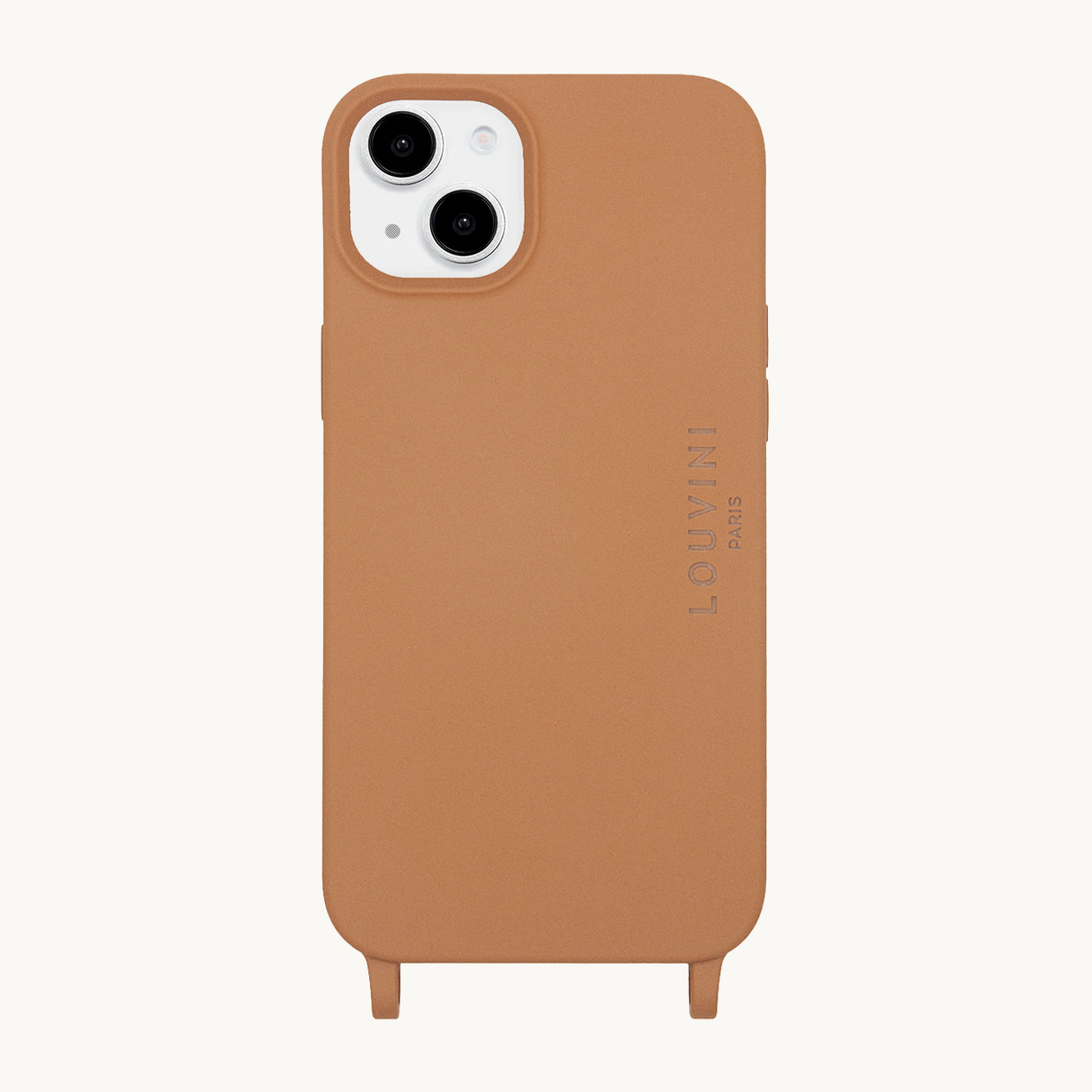 Coque iPhone MagSafe avec anneaux MILO - Cannelle