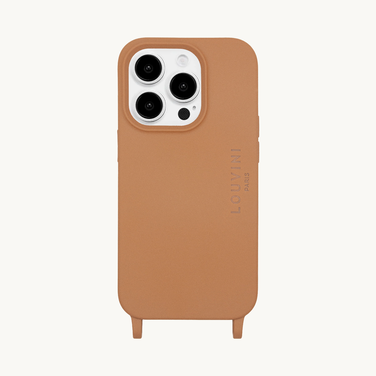 Coque iPhone MagSafe avec anneaux MILO - Cannelle