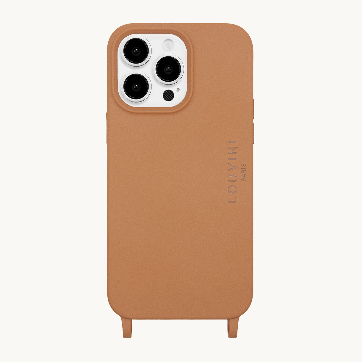 Coque iPhone MagSafe avec anneaux MILO - Cannelle