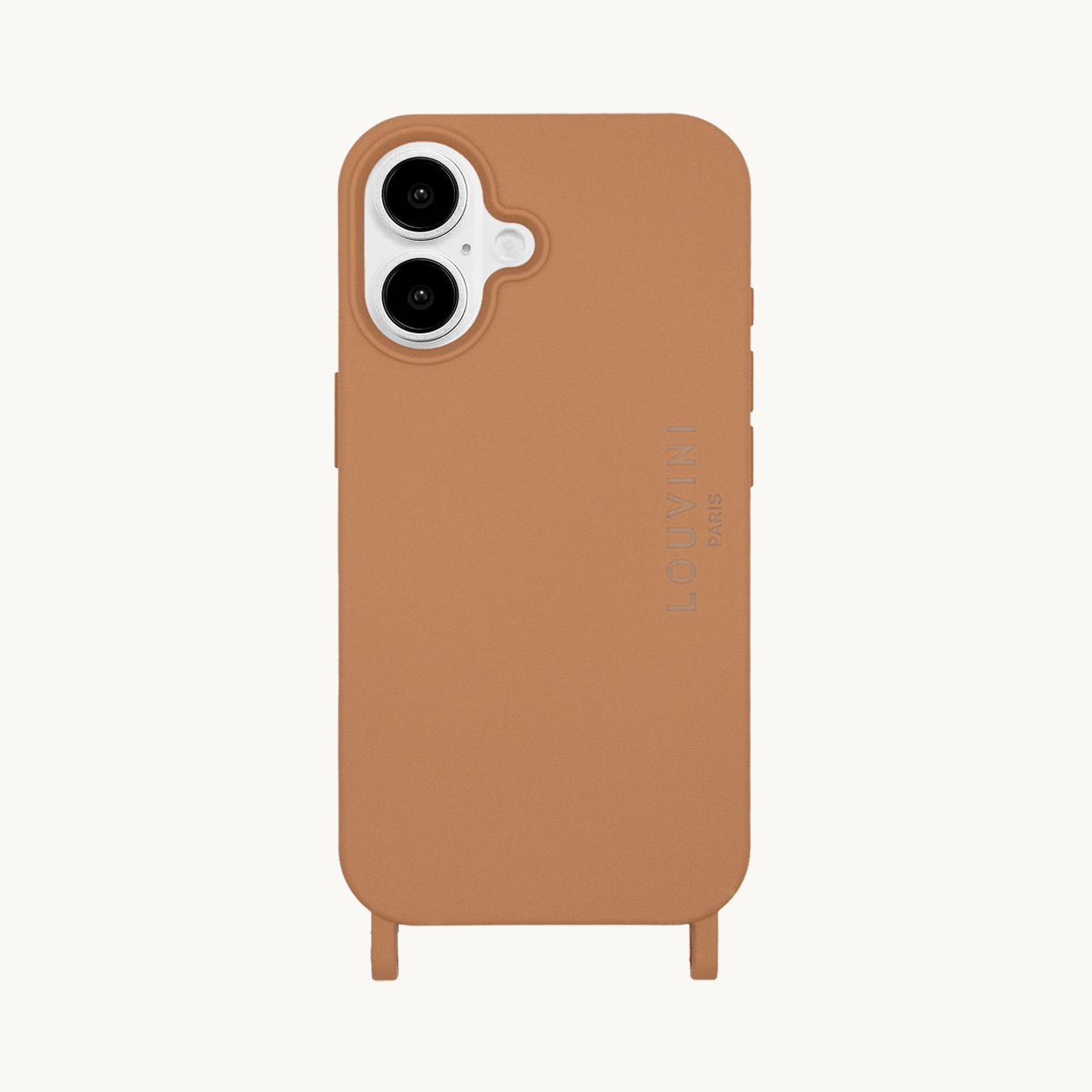 Coque iPhone MagSafe avec anneaux MILO - Cannelle