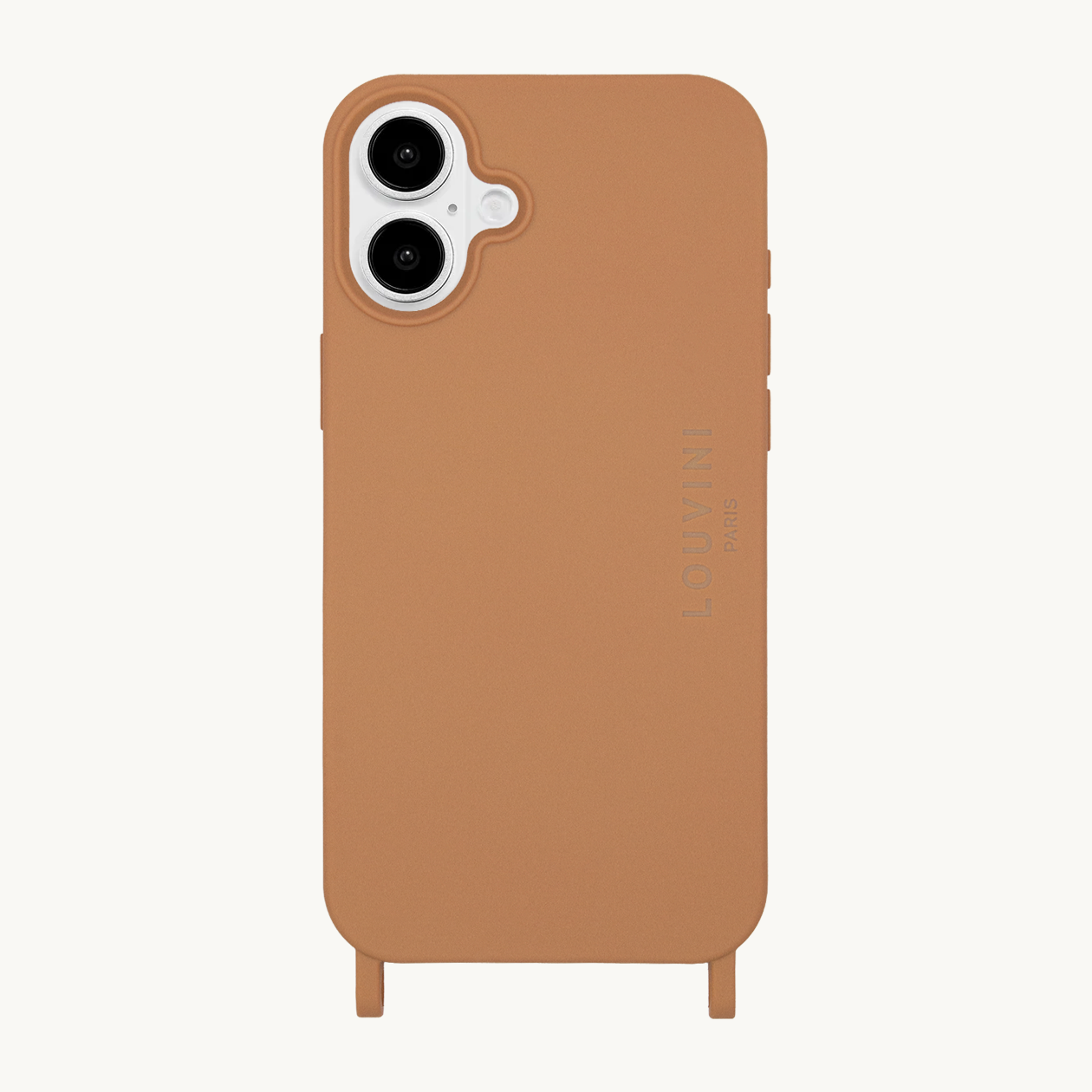 Coque iPhone MagSafe avec anneaux MILO - Cannelle