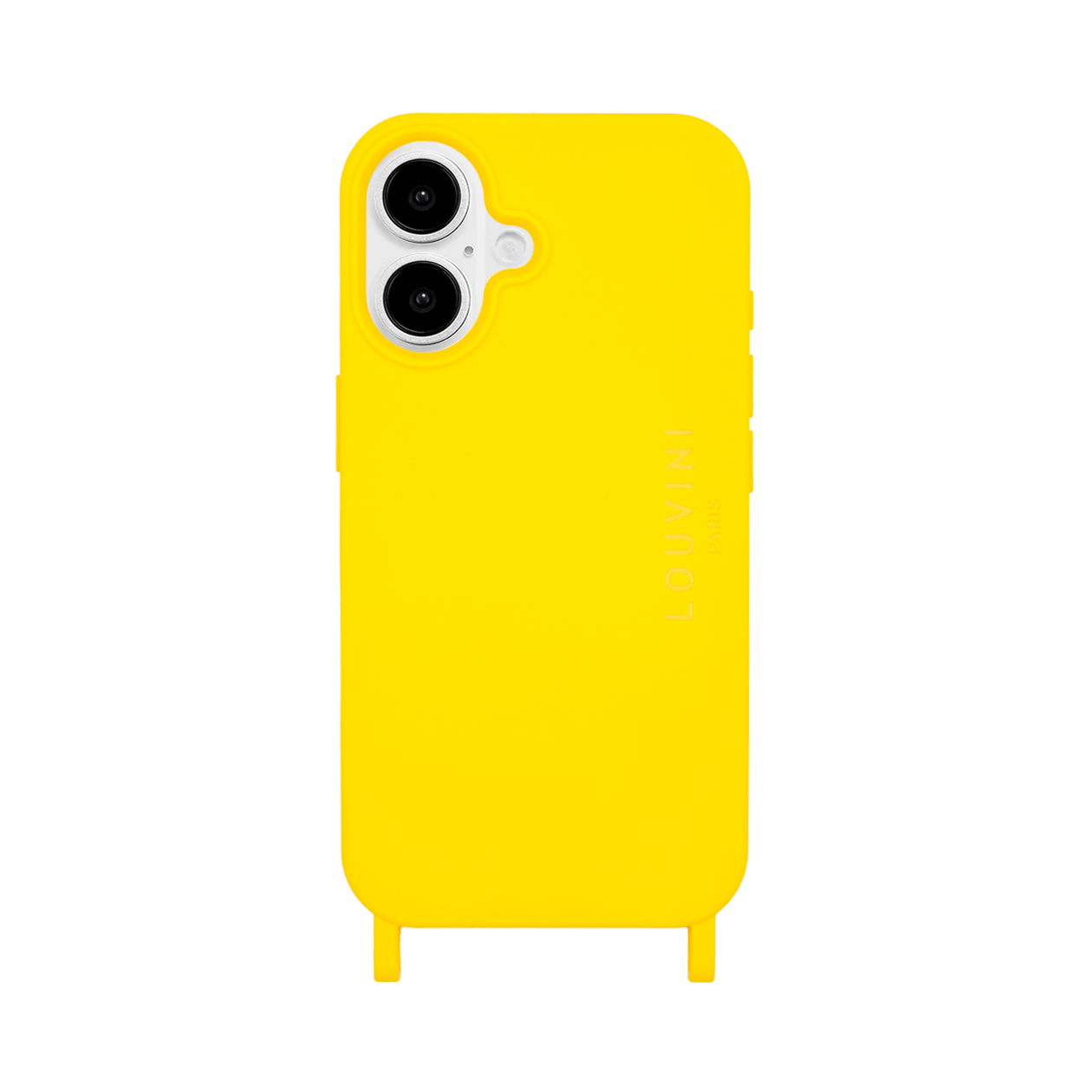Coque iPhone avec anneaux MILO - Jaune
