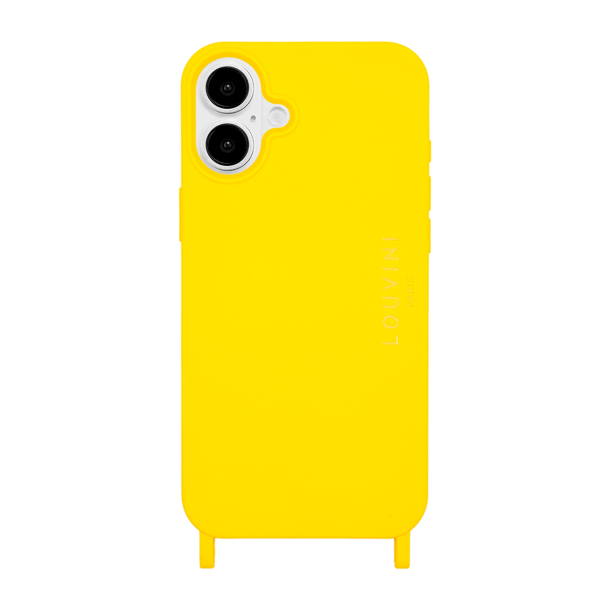 Coque iPhone avec anneaux MILO - Jaune
