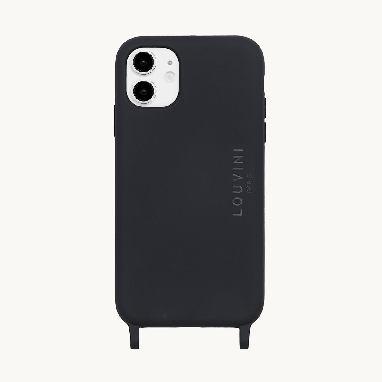 Coque iPhone MagSafe avec anneaux MILO - Noir