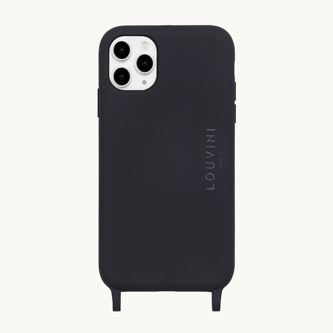 Coque iPhone MagSafe avec anneaux MILO - Noir