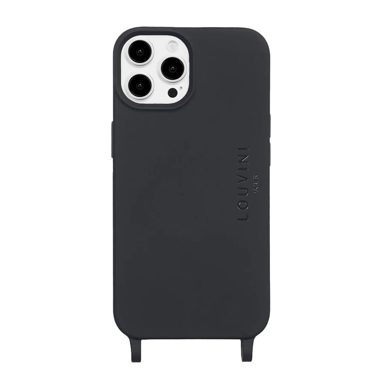 Coque iPhone MagSafe avec anneaux MILO - Noir