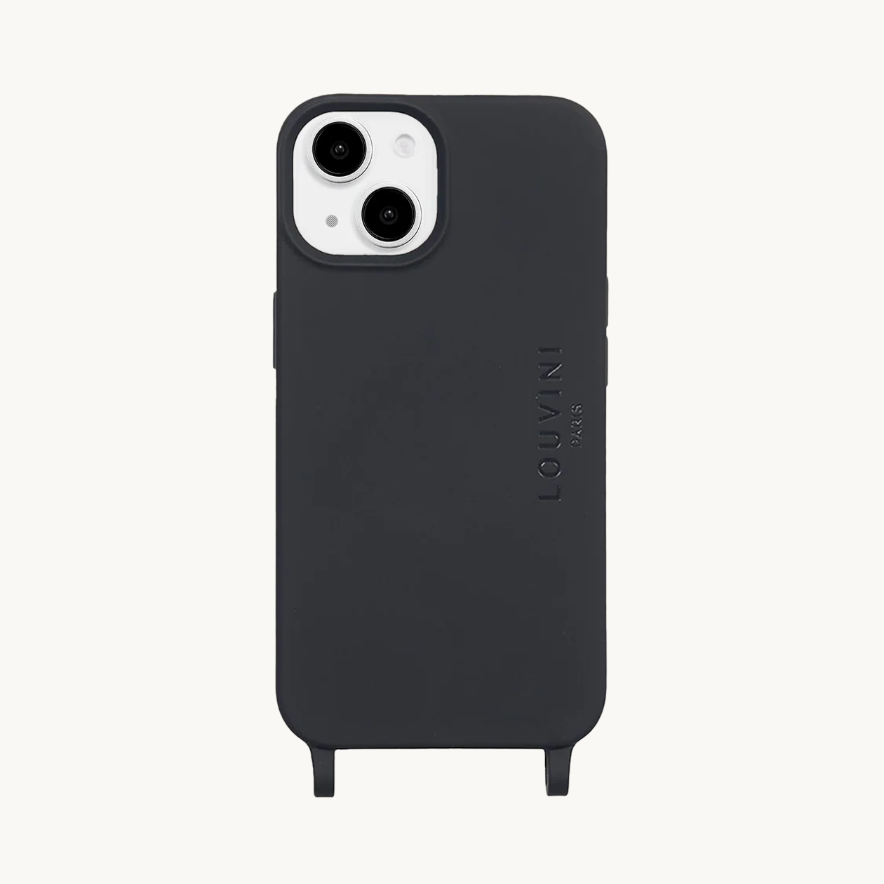 Coque iPhone MagSafe avec anneaux MILO - Noir