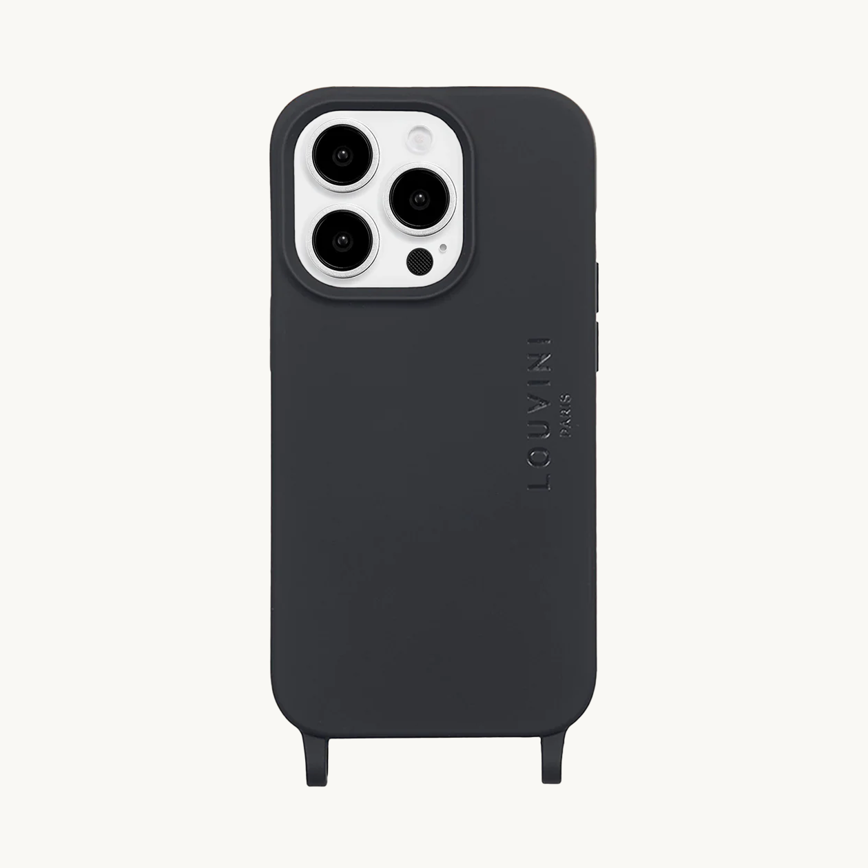 Coque iPhone MagSafe avec anneaux MILO - Noir