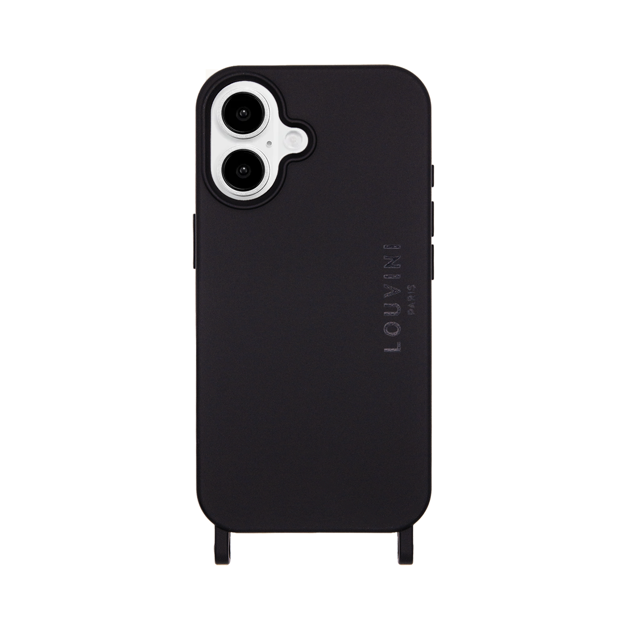 Coque iPhone MagSafe avec anneaux MILO - Noir