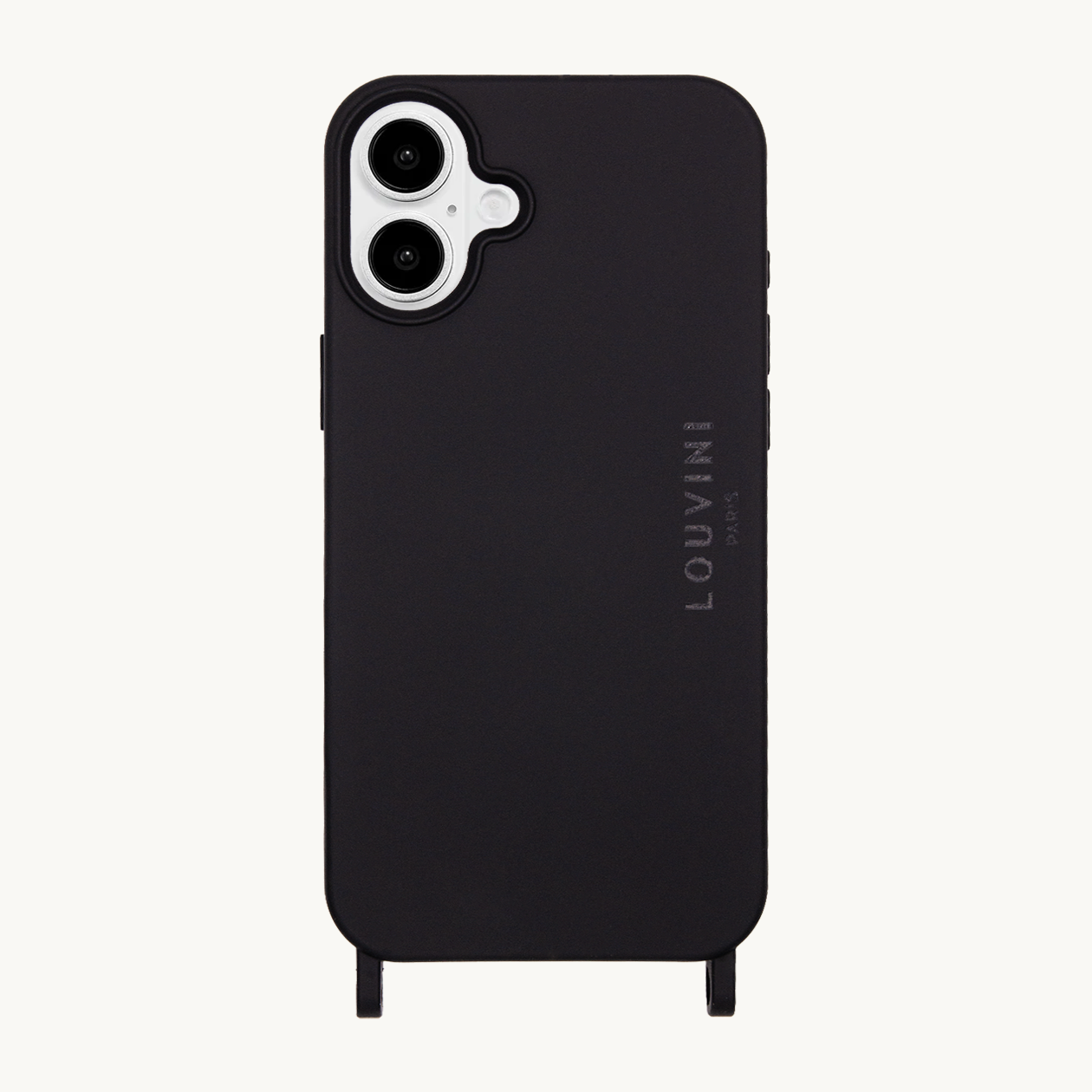 Coque iPhone MagSafe avec anneaux MILO - Noir