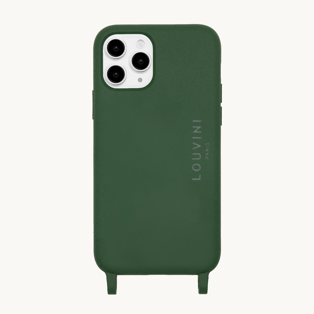 Coque iPhone MagSafe avec anneaux MILO - Olive