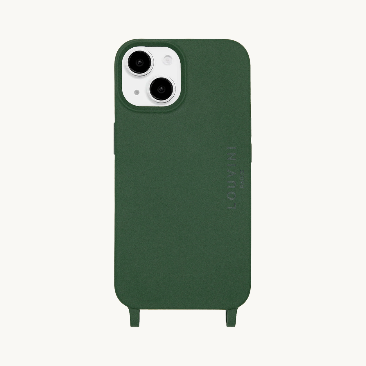 Coque iPhone MagSafe avec anneaux MILO - Olive