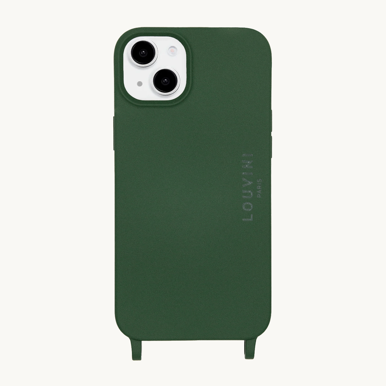 Coque iPhone MagSafe avec anneaux MILO - Olive
