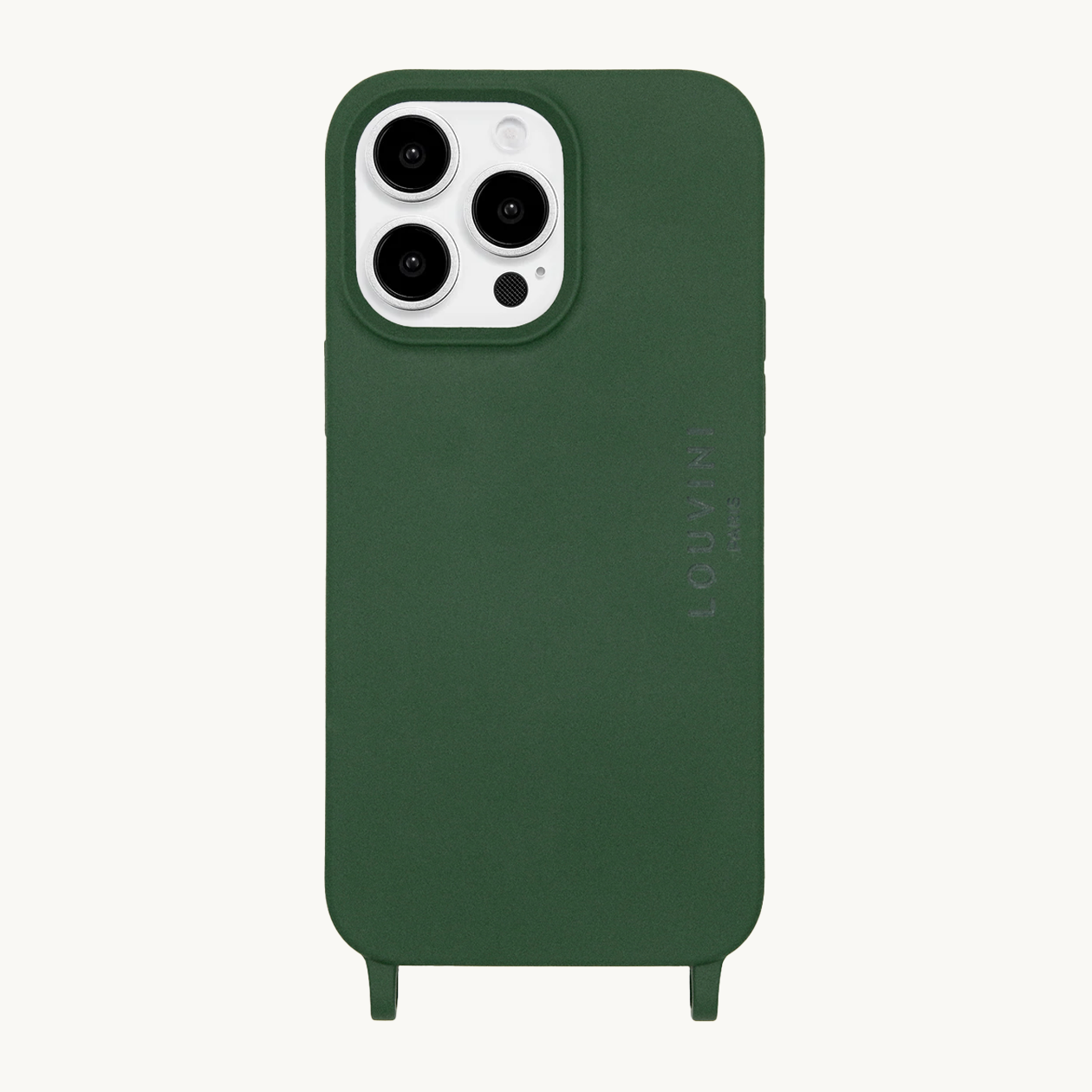 Coque iPhone MagSafe avec anneaux MILO - Olive