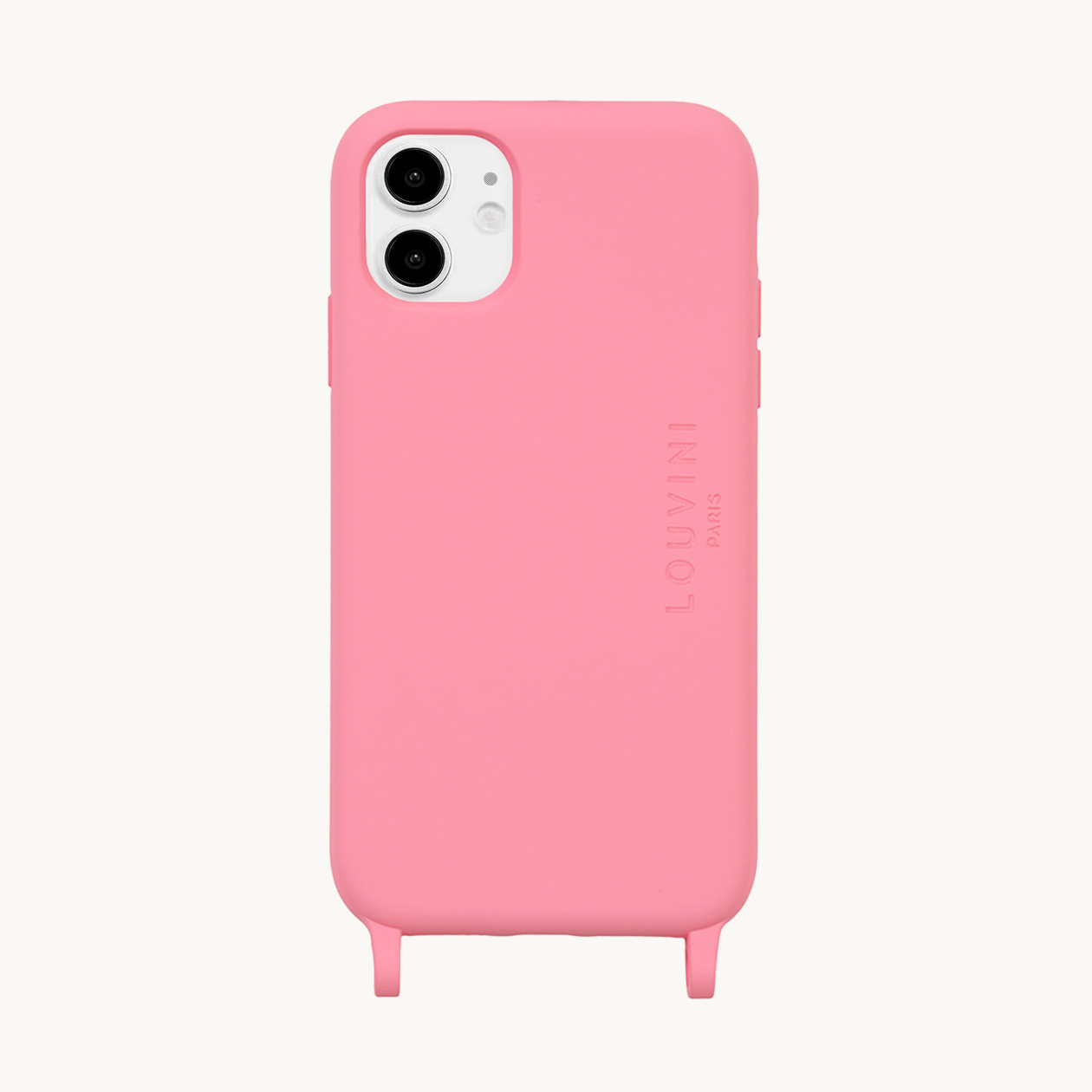 Coque iPhone MagSafe avec anneaux MILO - Rose