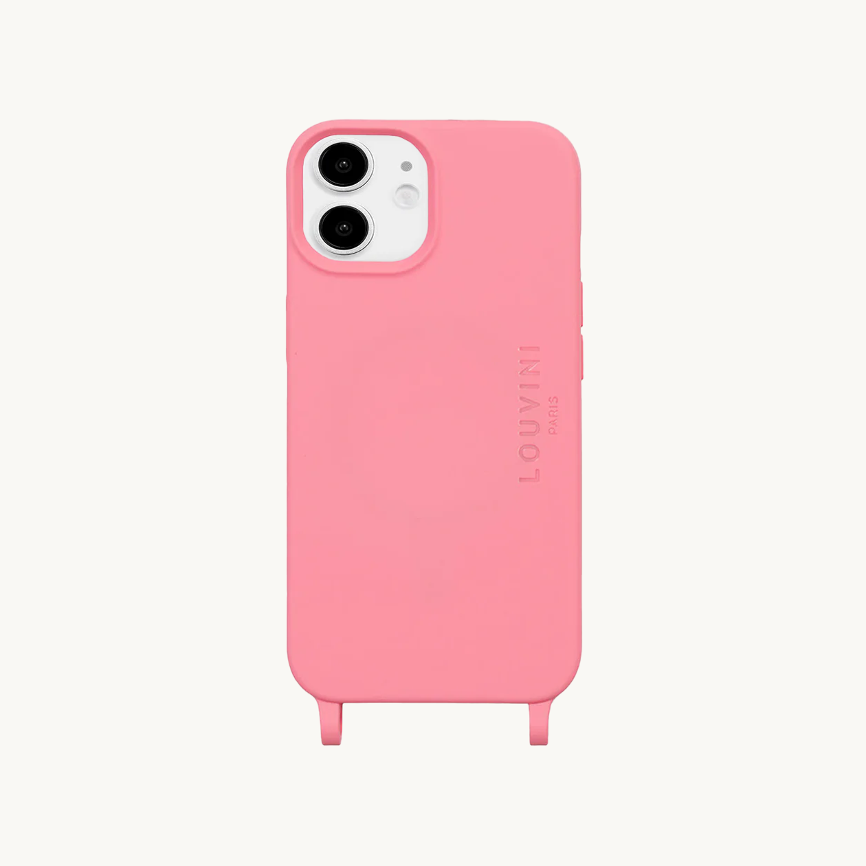 Coque iPhone MagSafe avec anneaux MILO - Rose
