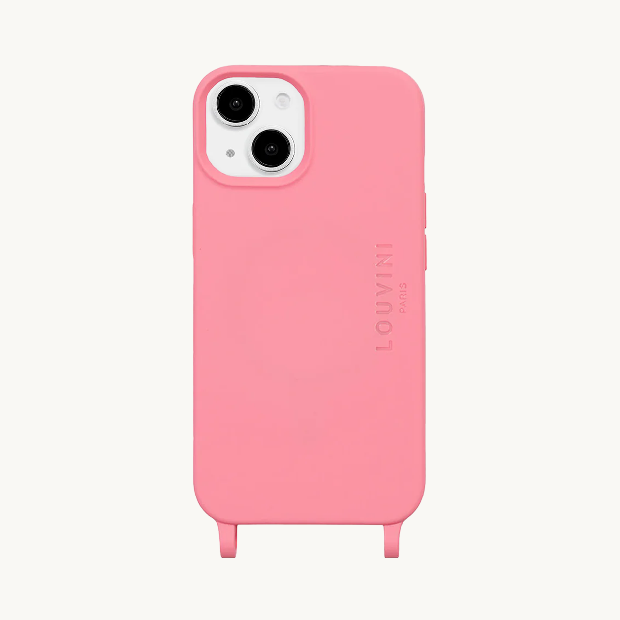 Coque iPhone MagSafe avec anneaux MILO - Rose
